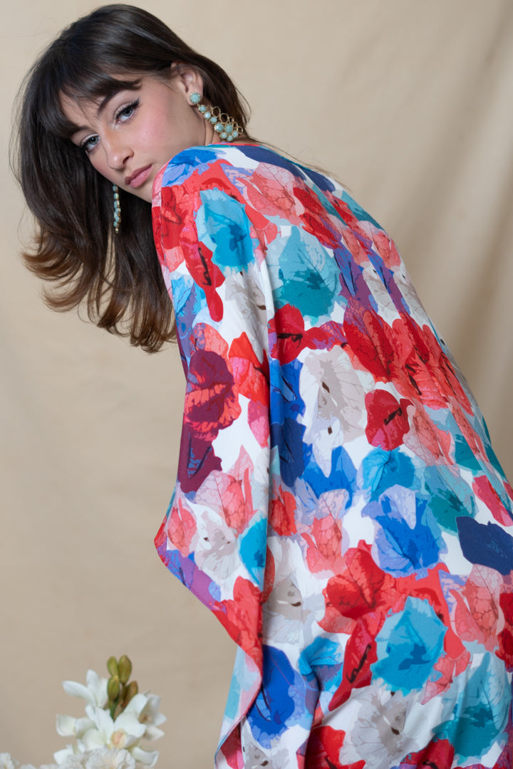 Trinitarias Silk Caftan