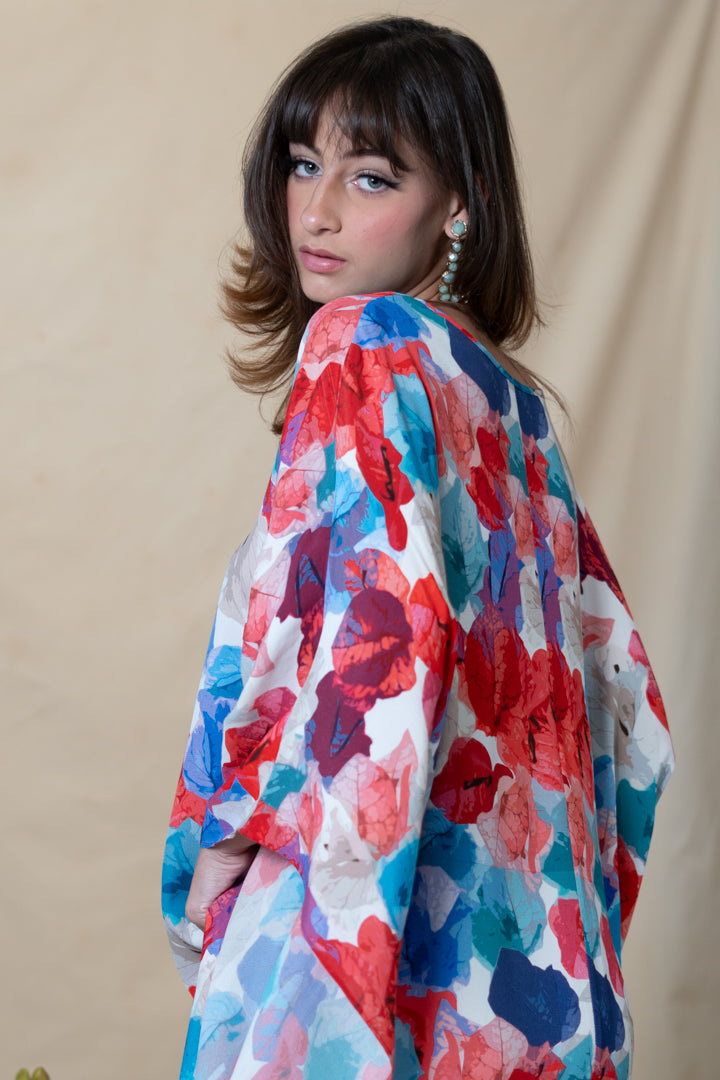 Trinitarias Silk Caftan
