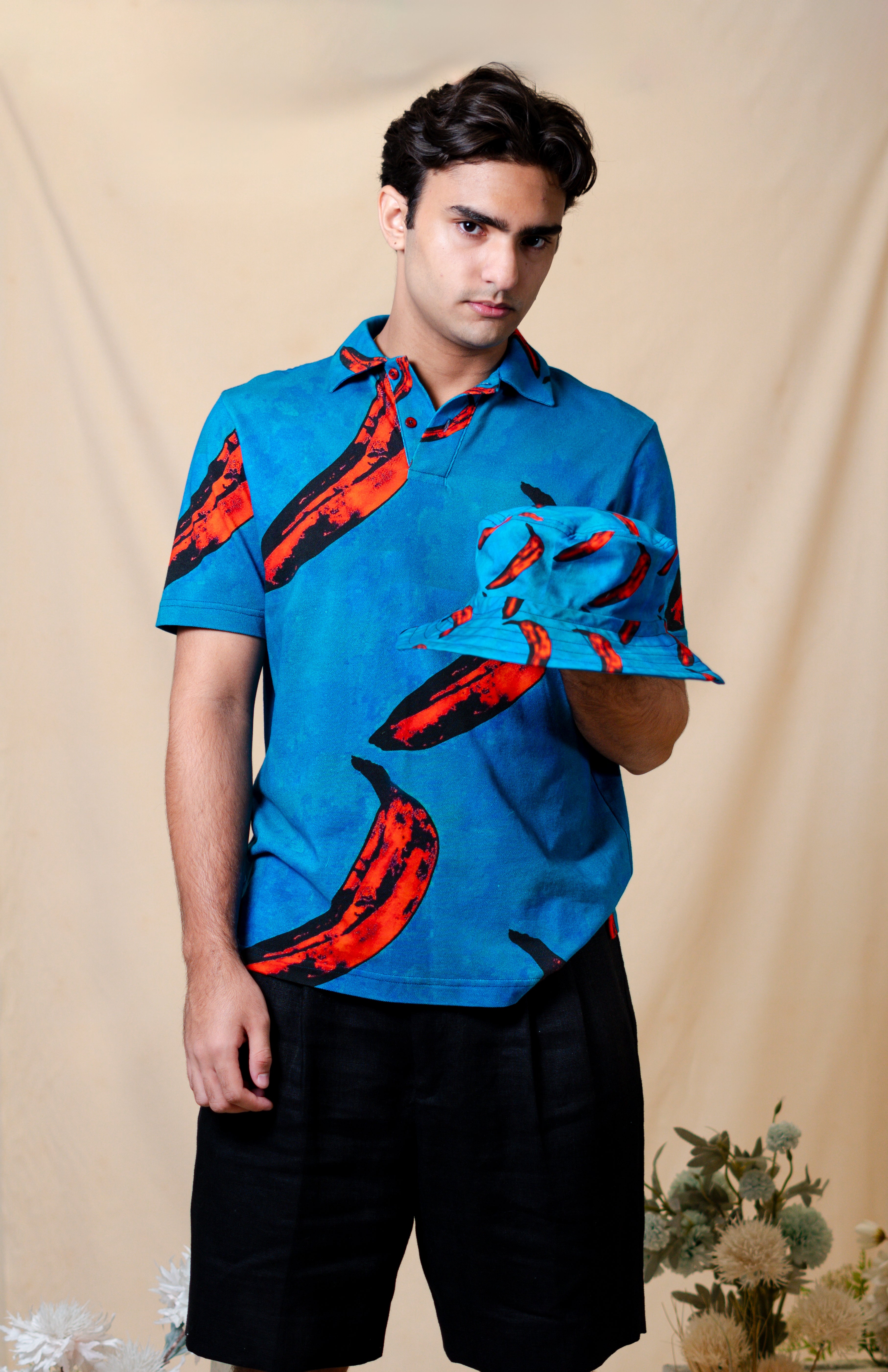 Warhol Blue Polo Shirt