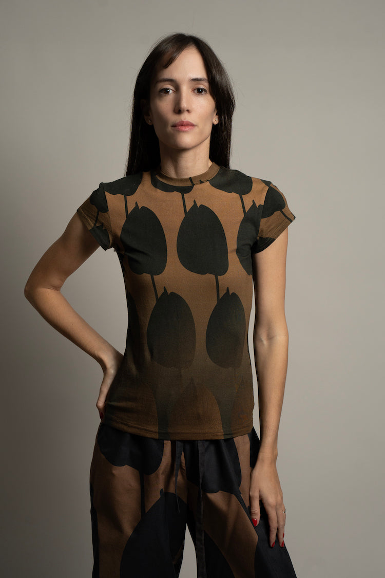 Golden Anthurium Eclipse Shirt