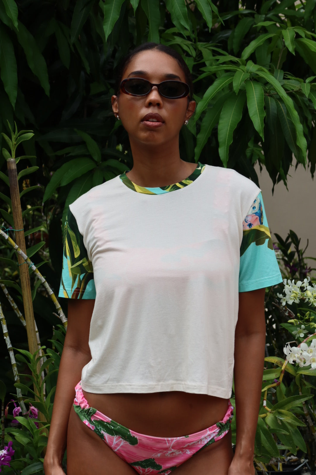 Nomada T-shirt in Golden days blue