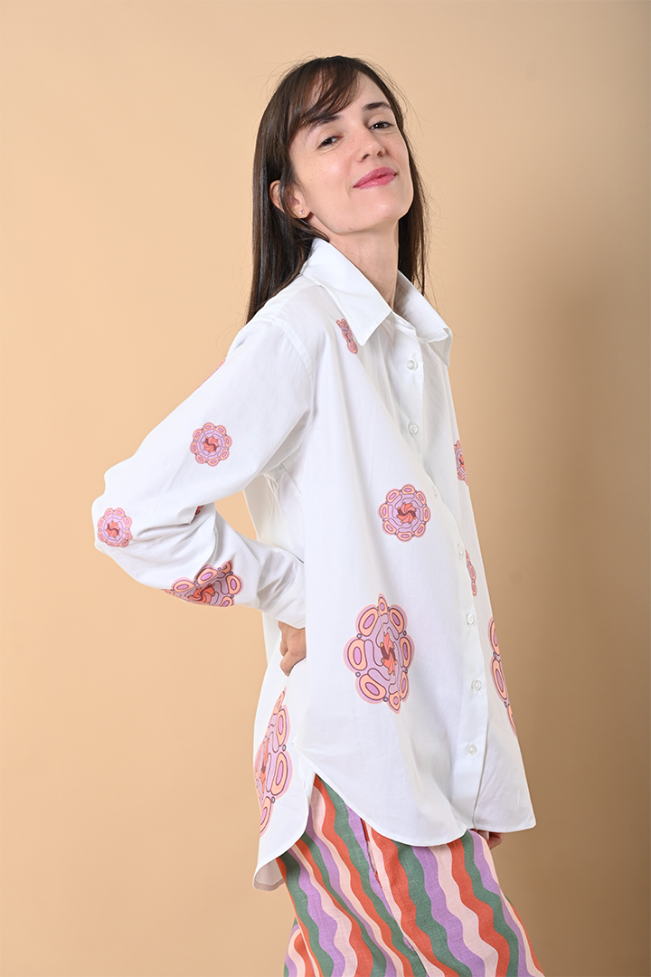 Medallion Oversize Shirt