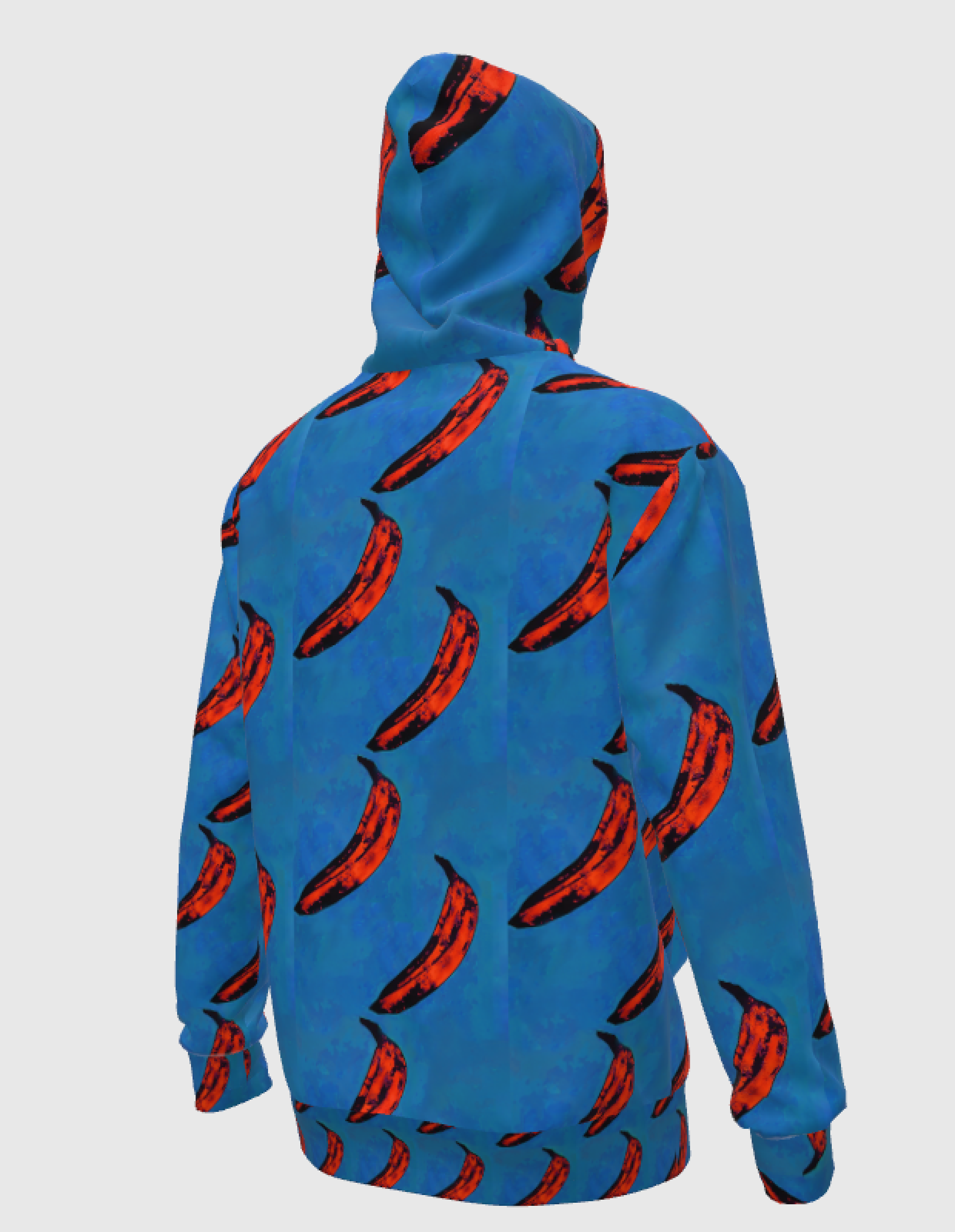 Blue Platano Warhol Hoodie