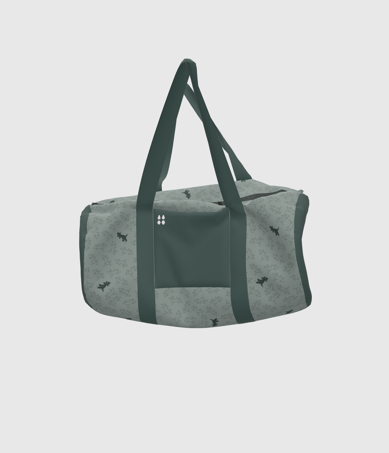 Camada green duffle bag