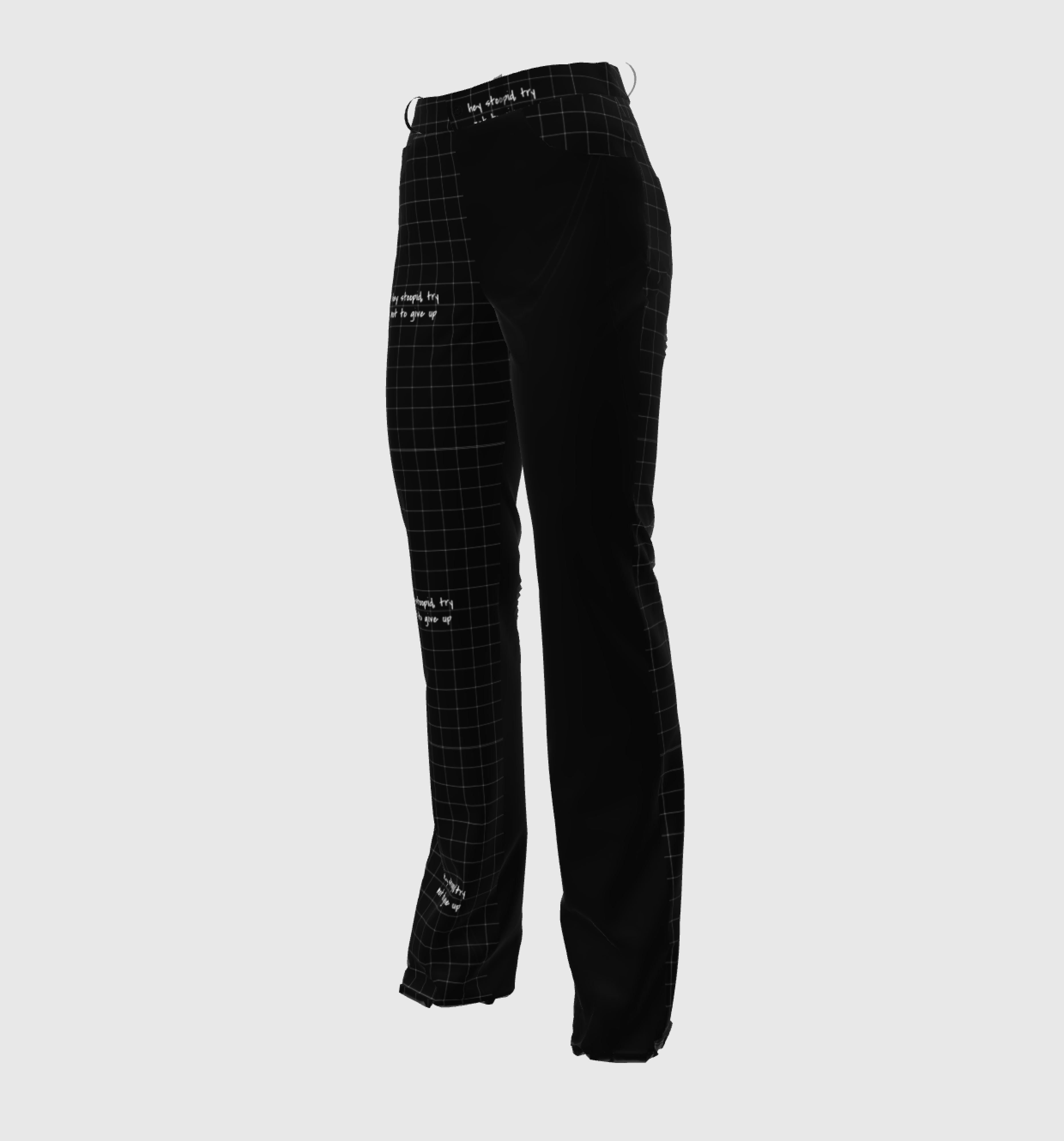 Women's Heavy Stretch -Try Not To Give Up Pants