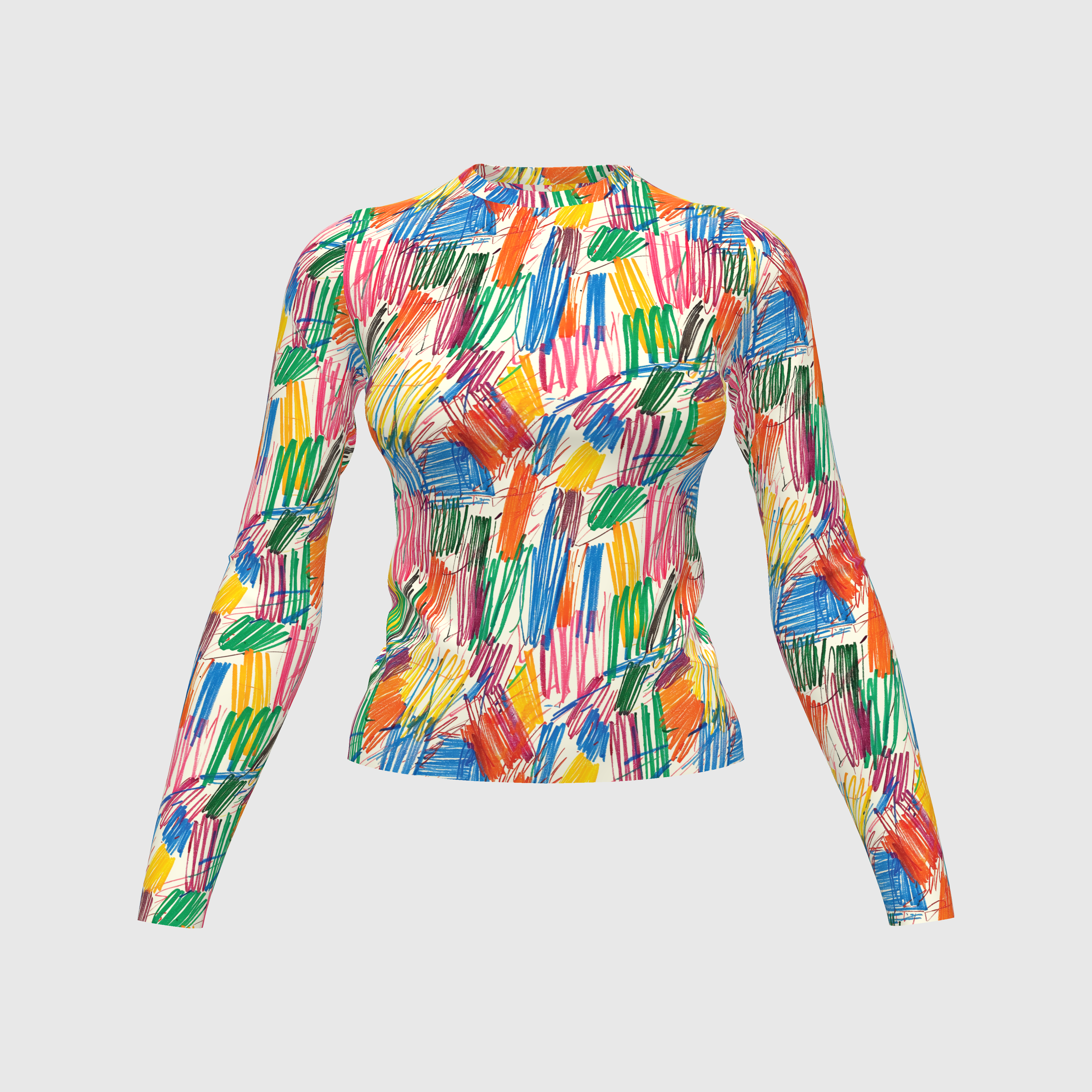 Kids Scribble Long Sleeve T-shirt