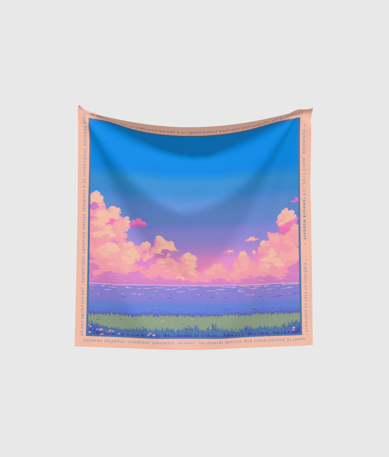 Pixel Paradise Scarf