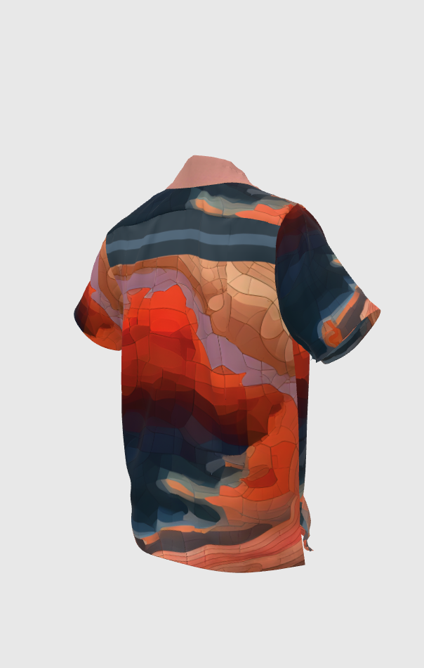SD City Map Camp Collar Shirt