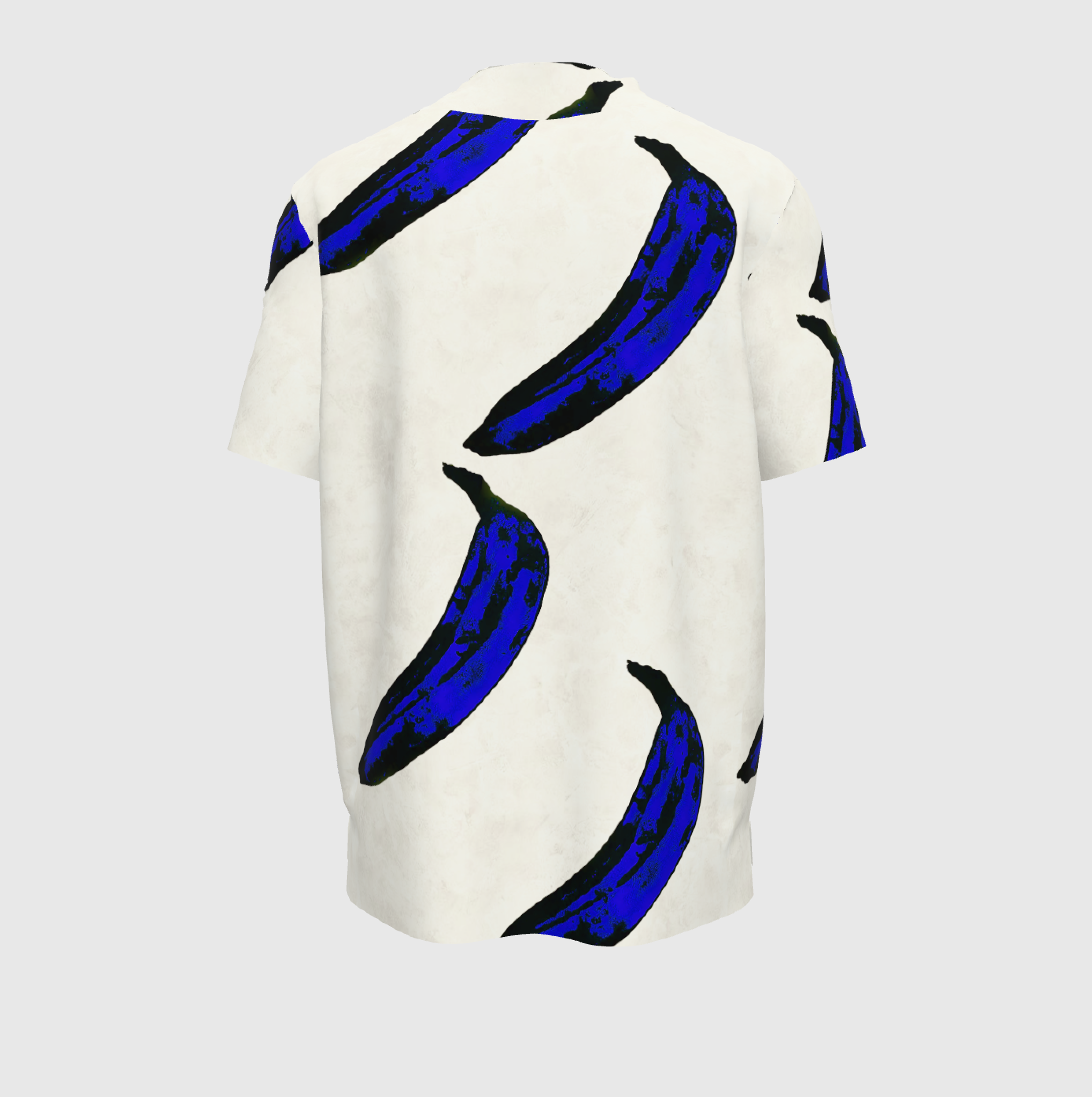Cream Warhol Pique Blue Platano Polo
