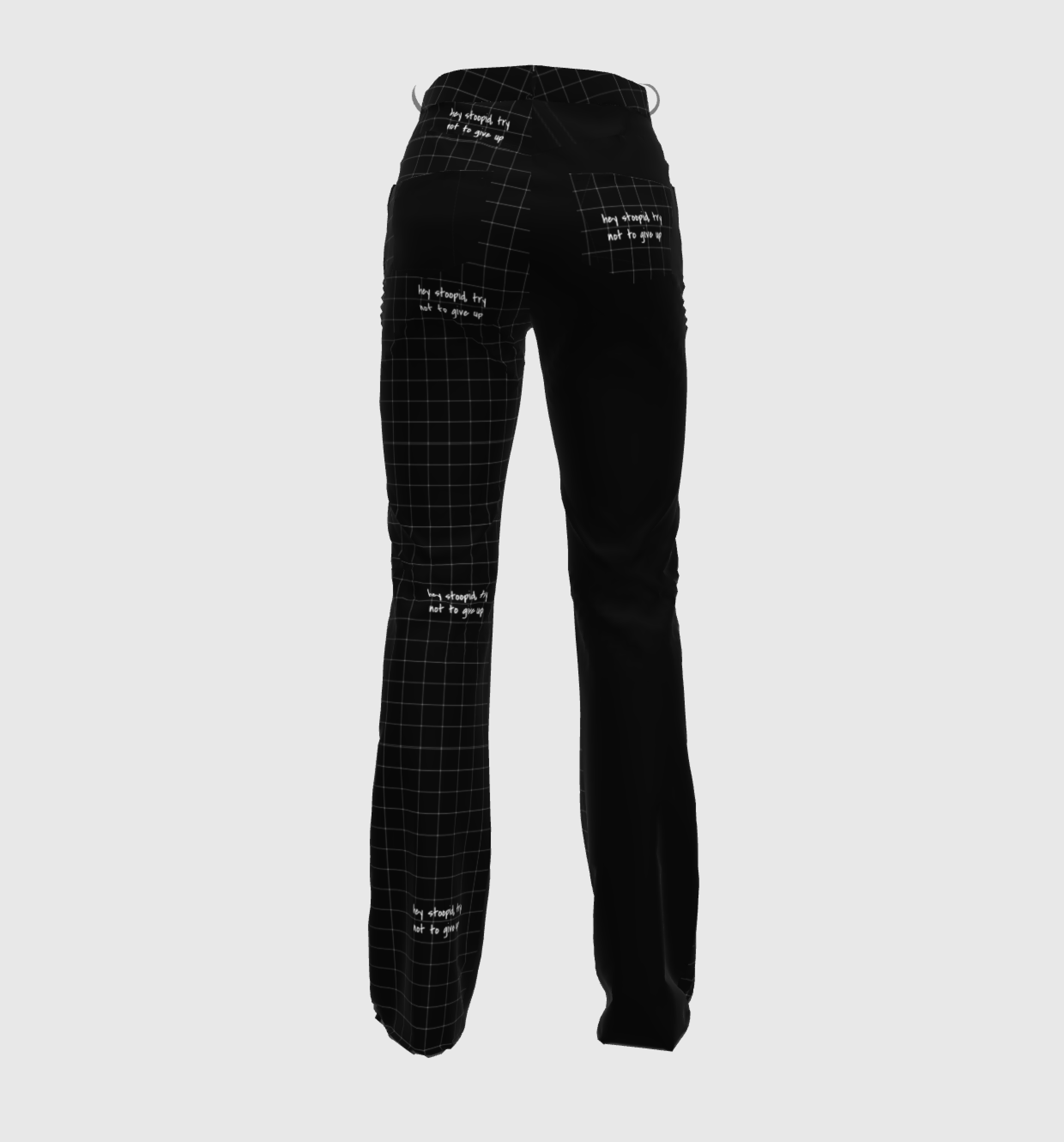 Women's Heavy Stretch -Try Not To Give Up Pants