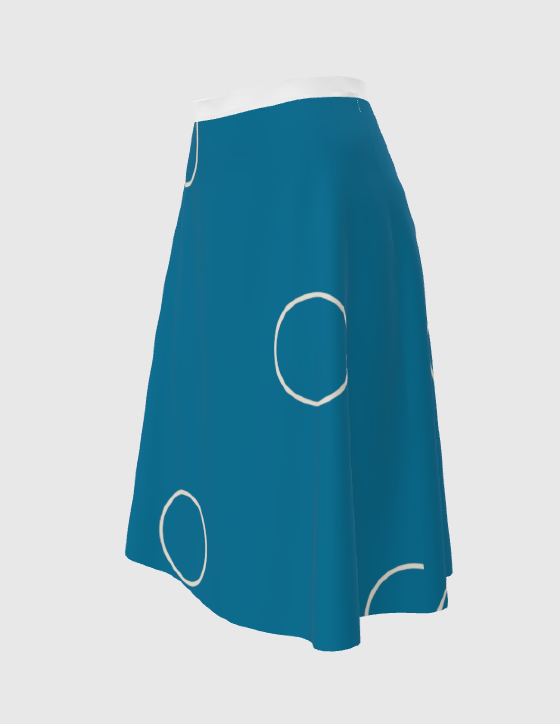 Silk Cupro Midi Skirt