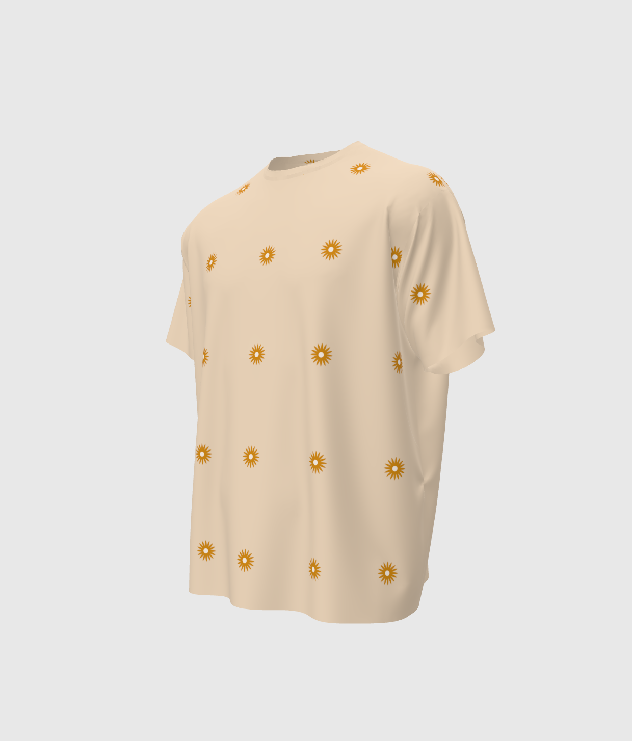 Essential Tshirt in Vintage flower vibe