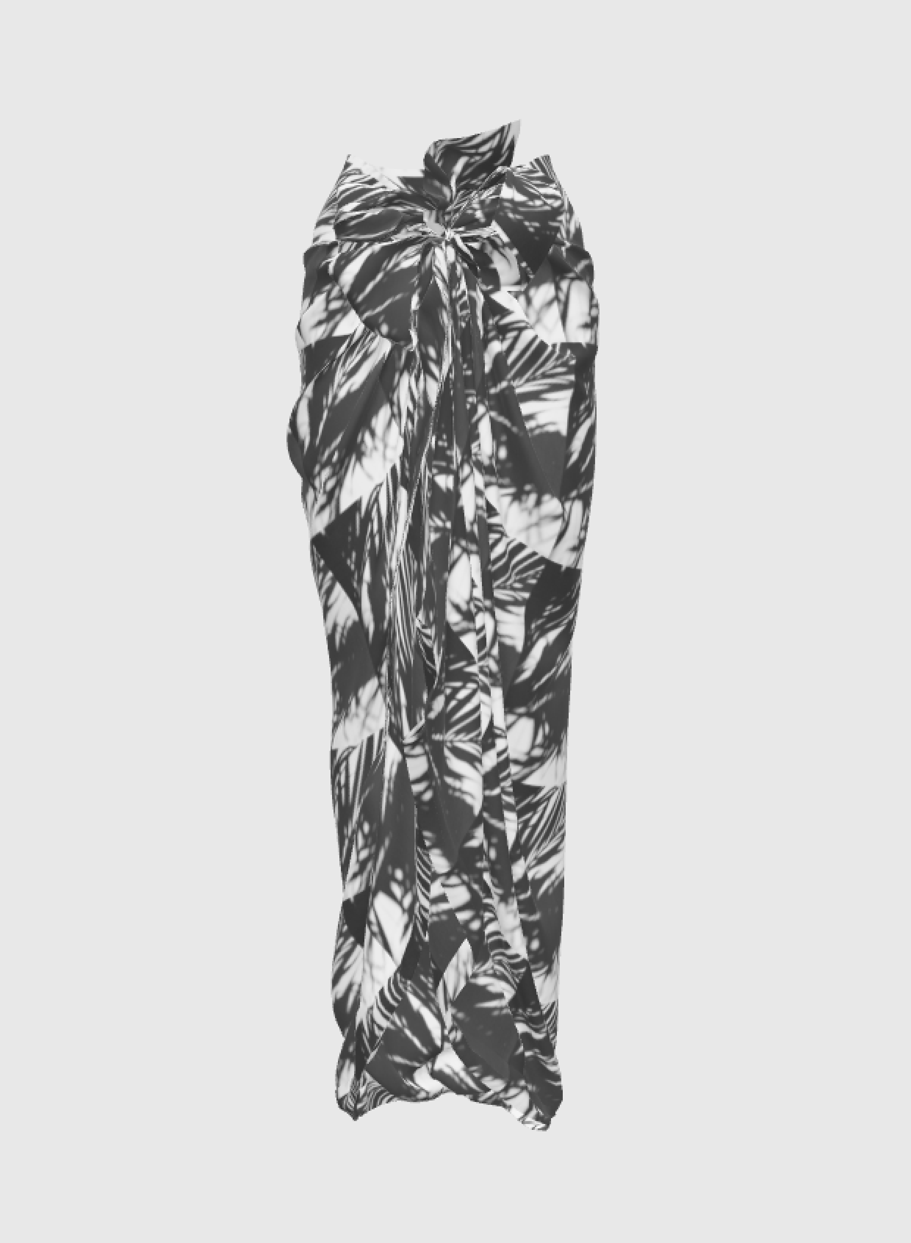 Women's Wrap Around Skirt with Sylvester Palm Print