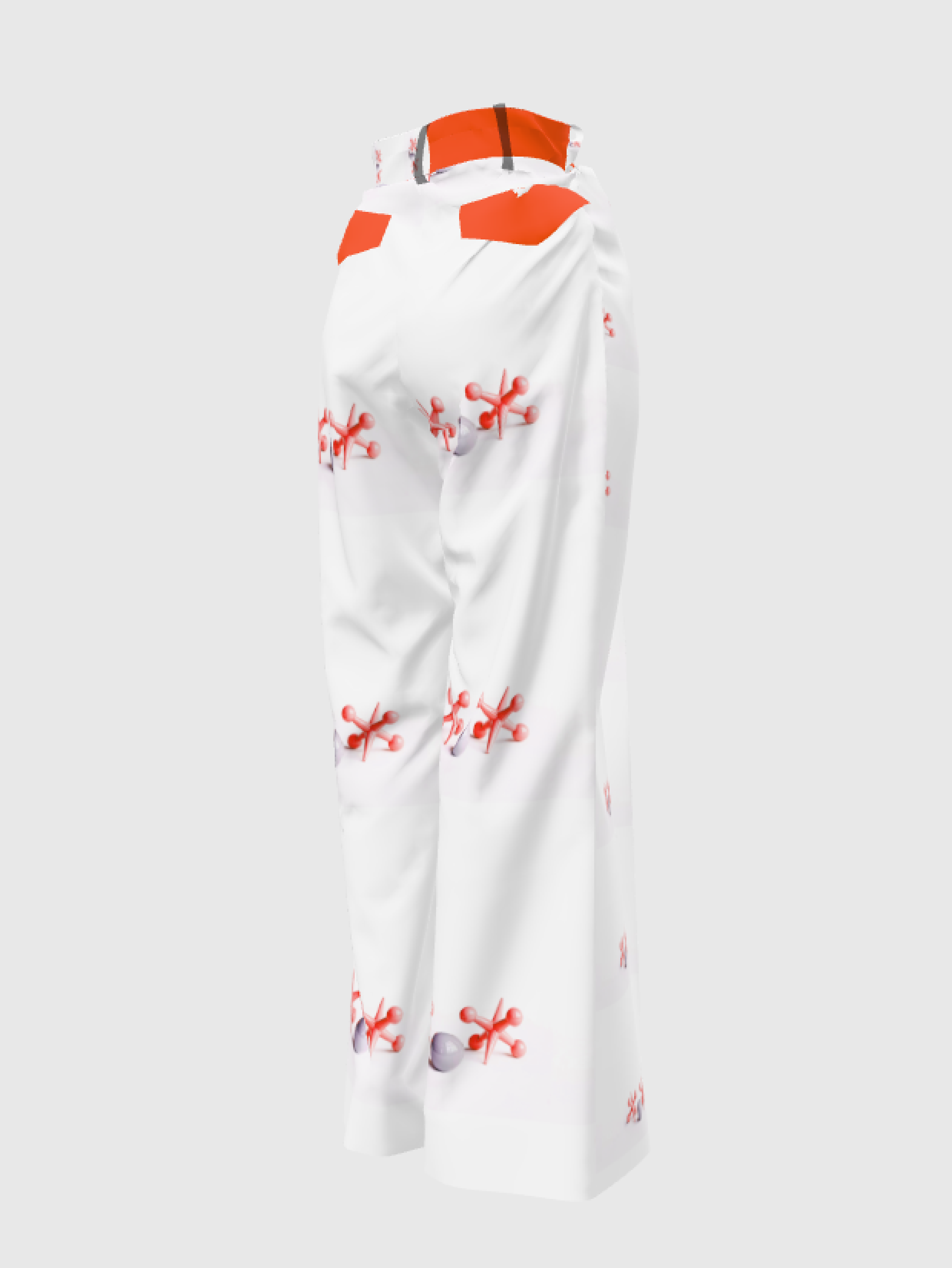 High-Waisted Wide Leg Vegan Silk Women Pant - Orangenlous Jack