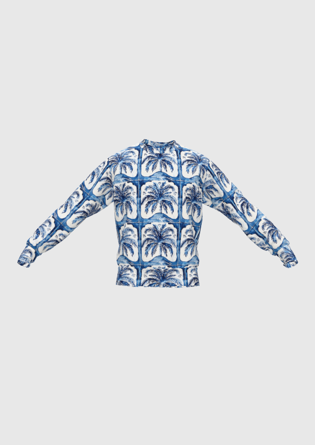 Caribbean Mosaic Pullover Sweater