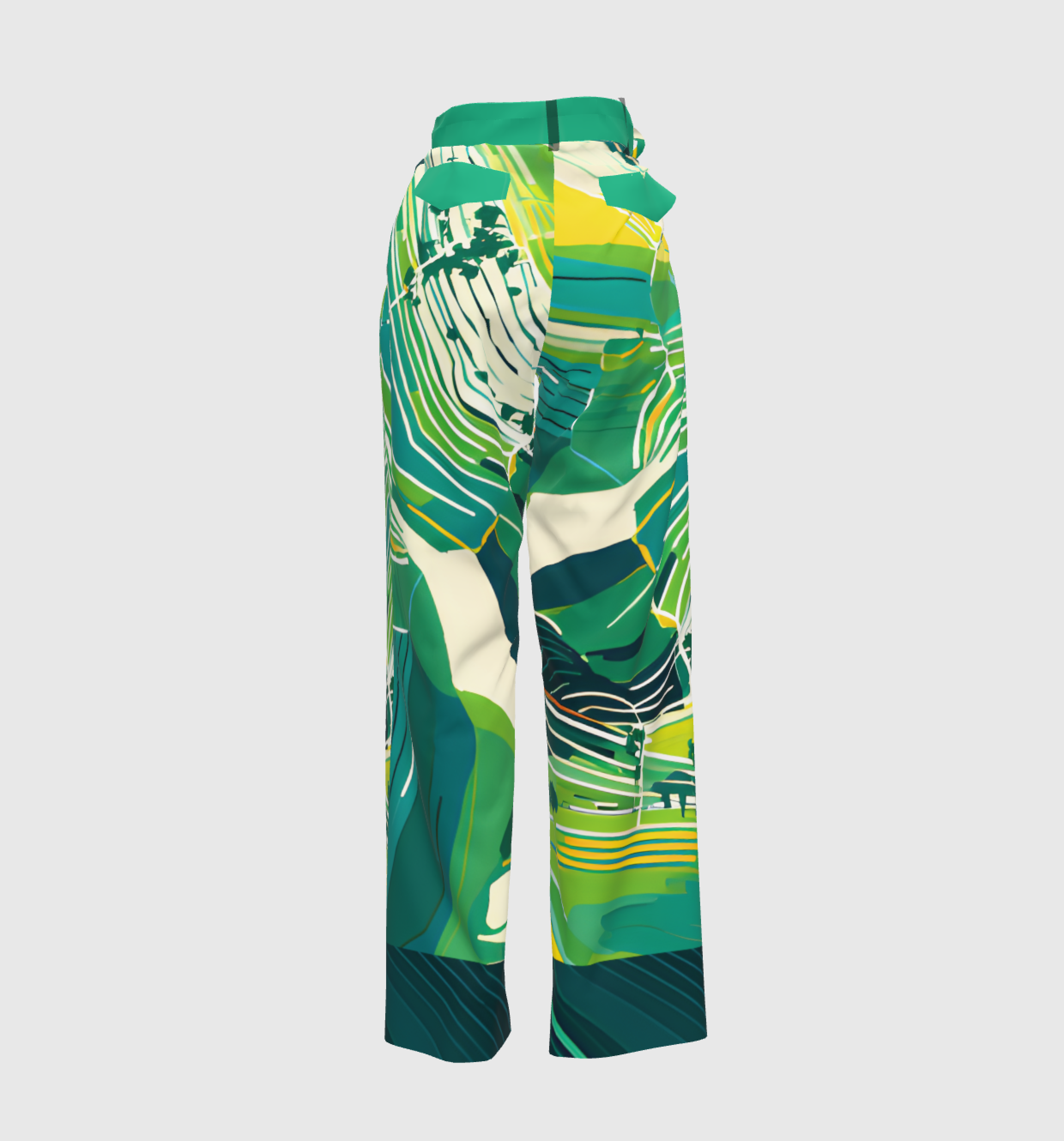 DOMINICAN COUNTRYSIDE  PLEATED PANT