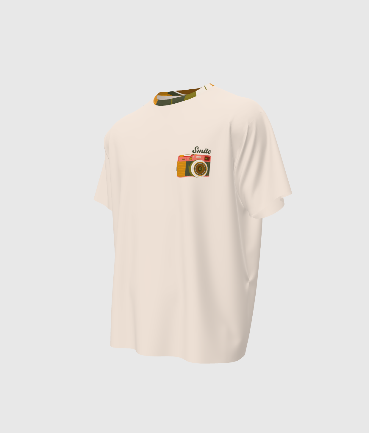 Essential Tshirt in Retro Smile