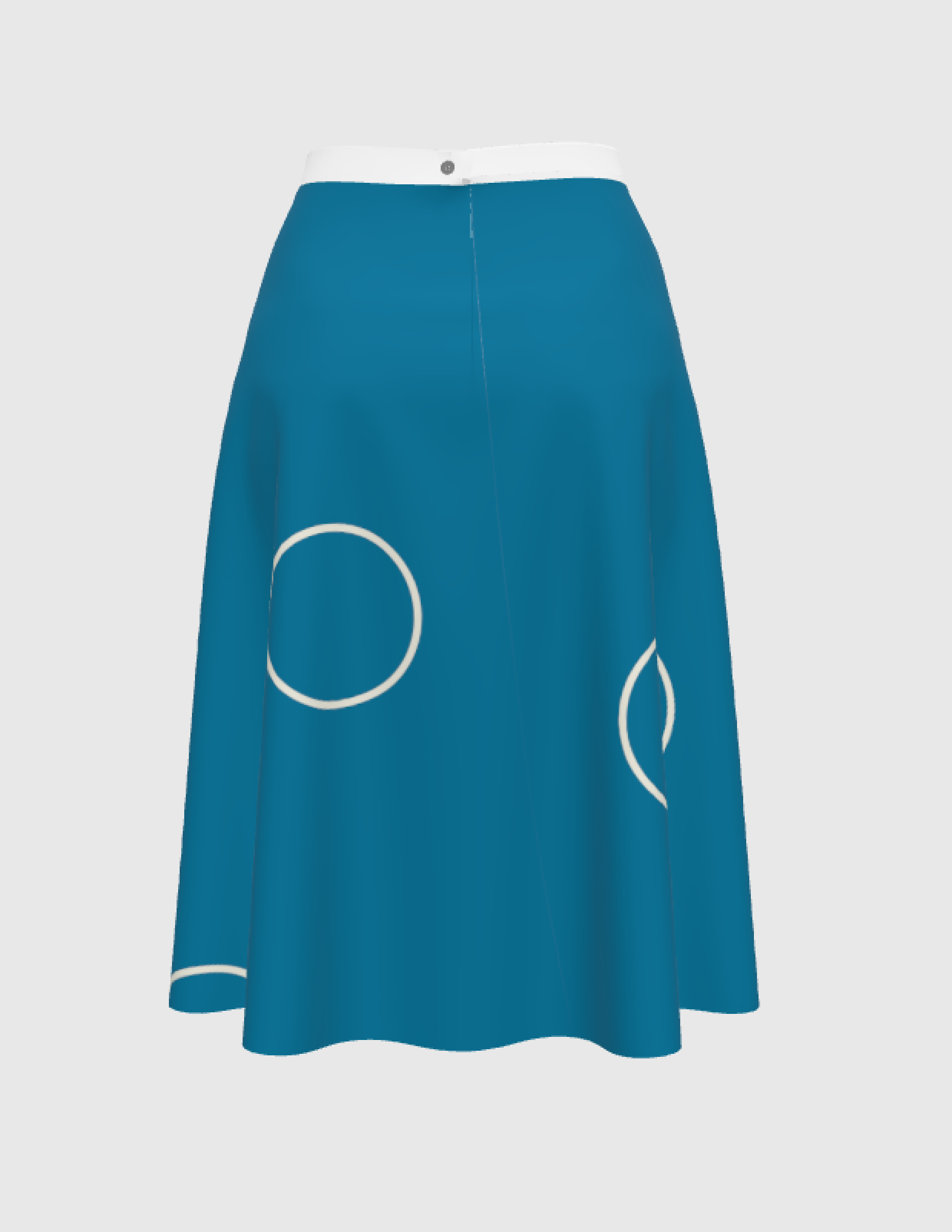 Silk Cupro Midi Skirt