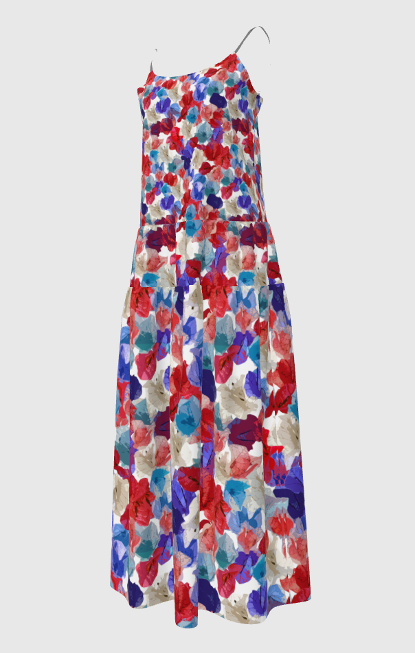Trinitarias Tencel Maxi Dress
