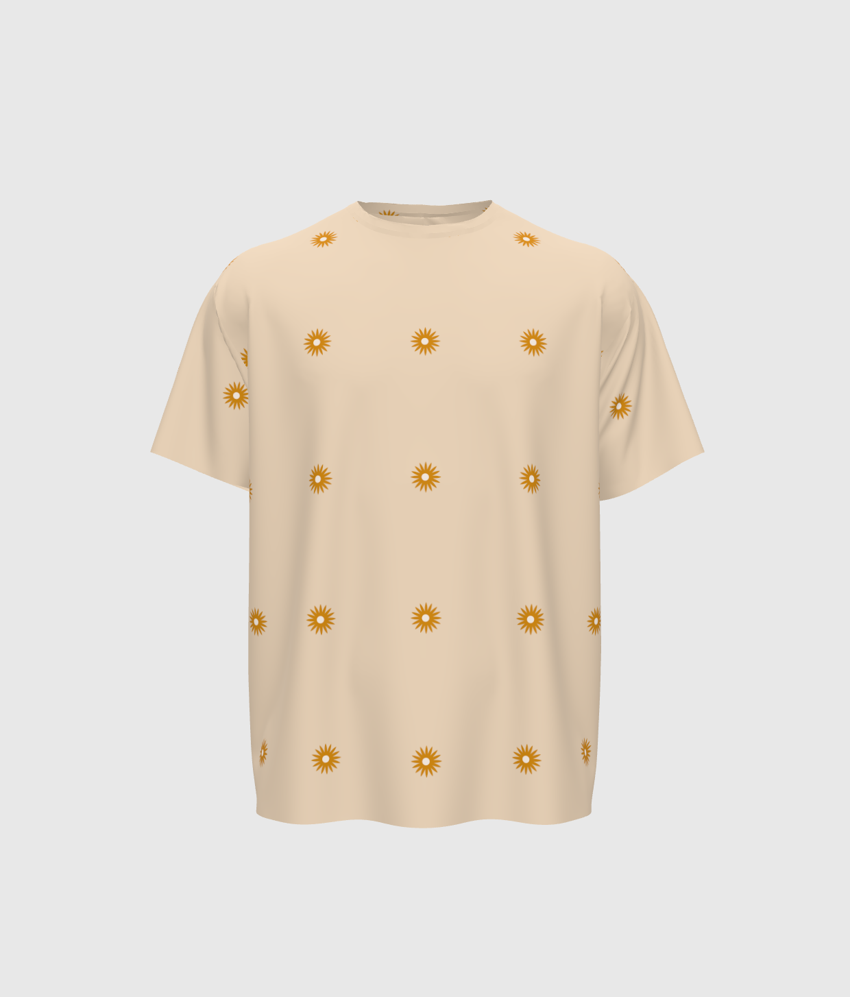 Essential Tshirt in Vintage flower vibe