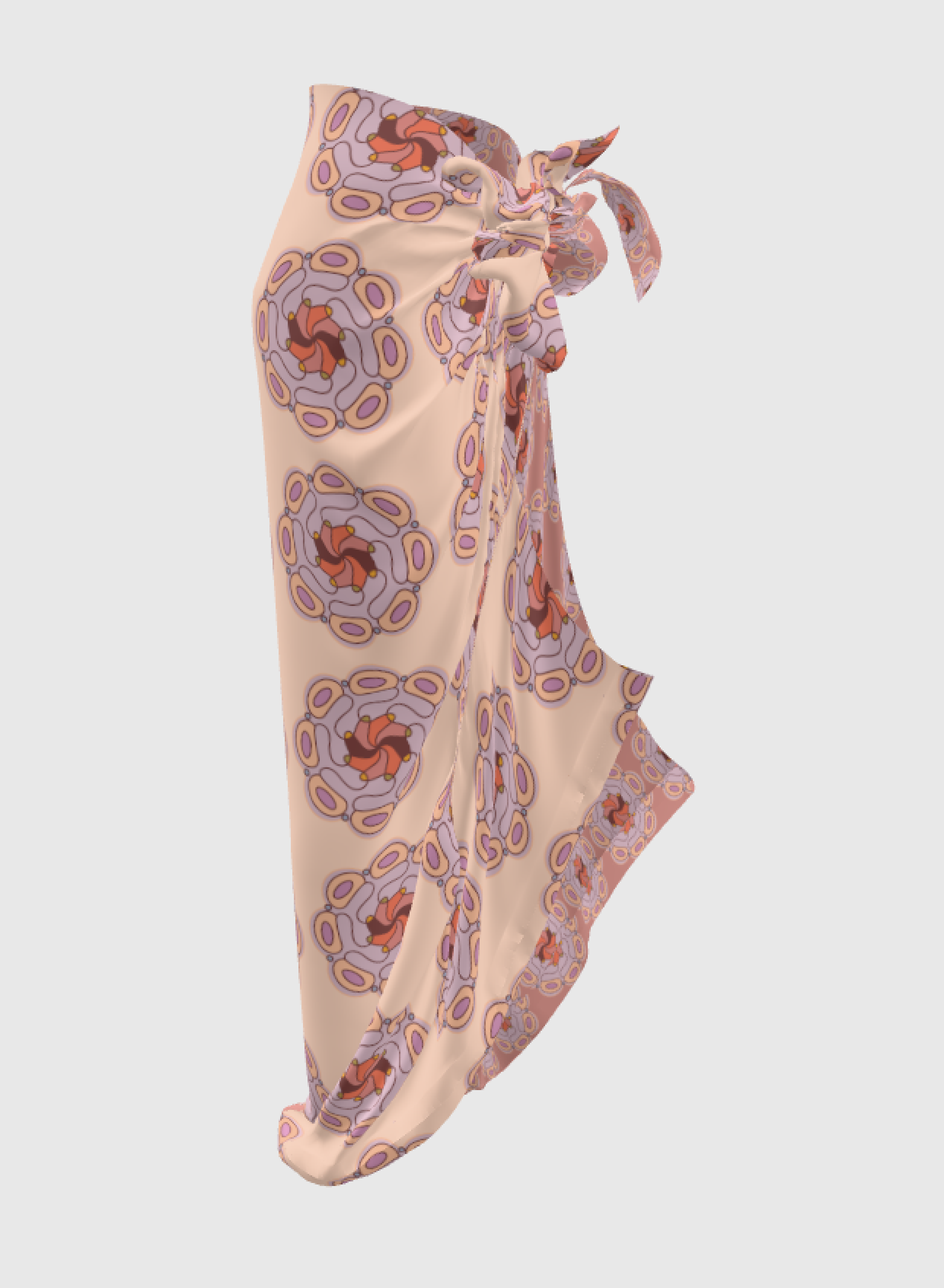Doodle Medallion Maxi Wrap