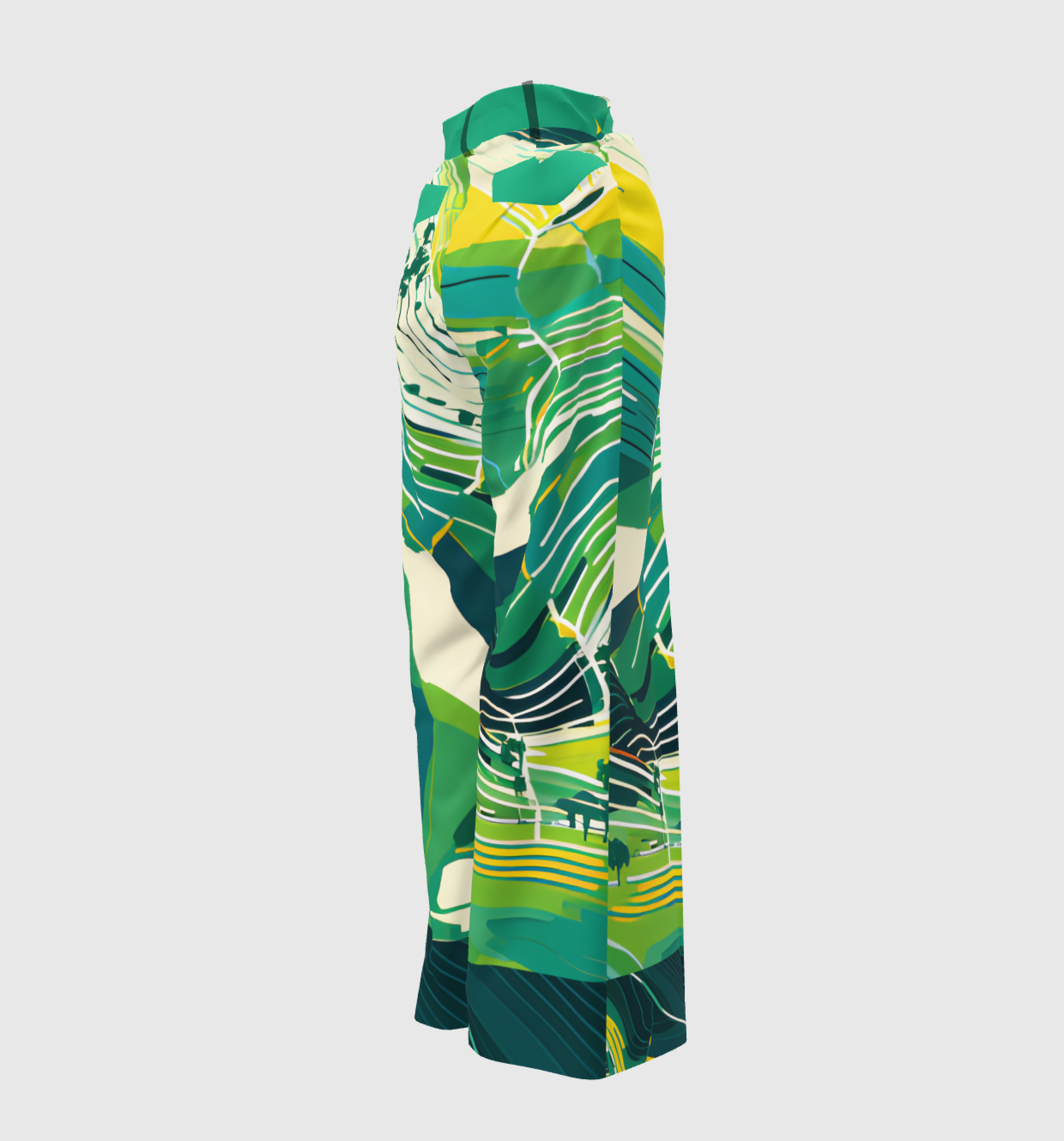 DOMINICAN COUNTRYSIDE  PLEATED PANT
