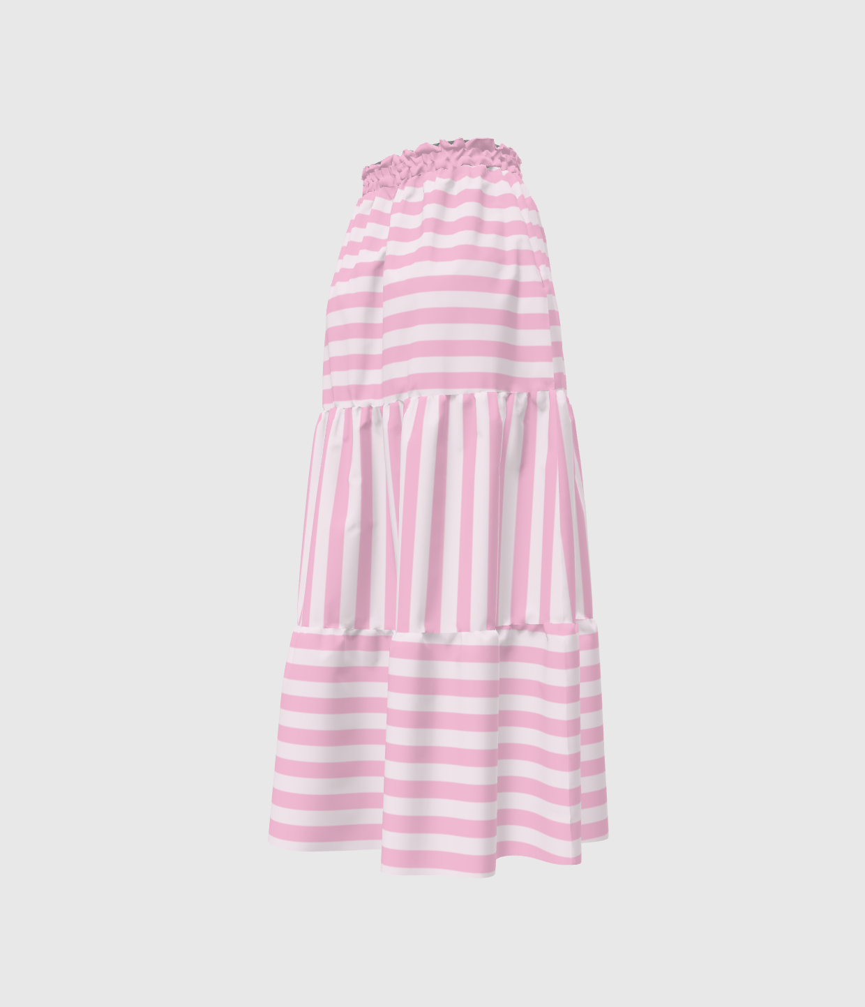 Pink Stripes Prairie Skirt