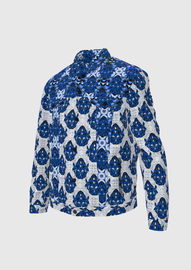 Men’s Jacket D79 Blue Plantain
