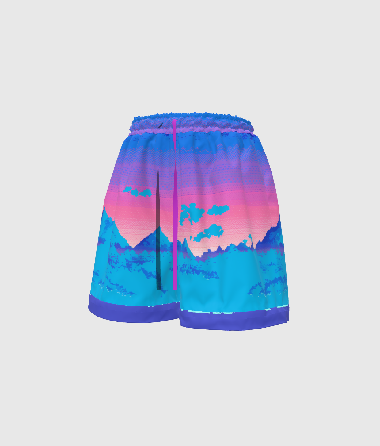 Pixel Paradise Shorts