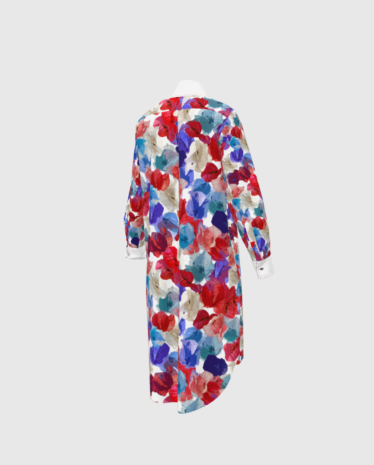 Trinitarias Voile Shirt Dress