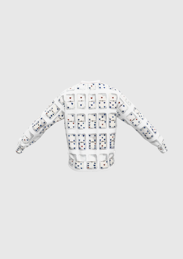 Heart Dominos Crewneck