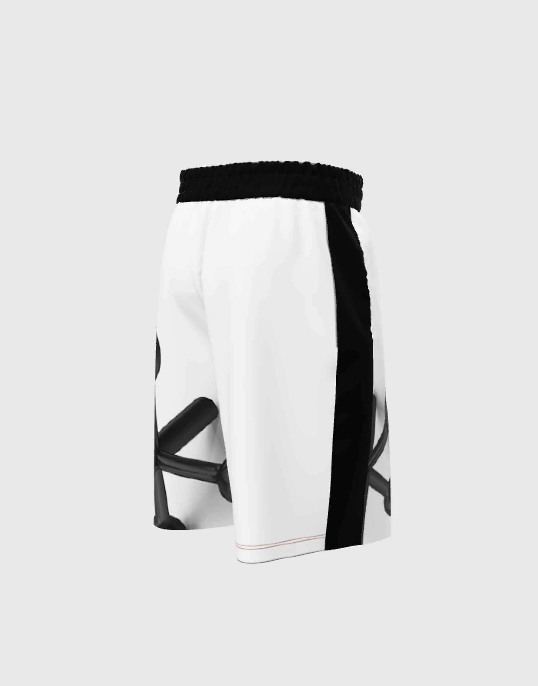 Men Short - Black Jack in Heavy French Terry Grey