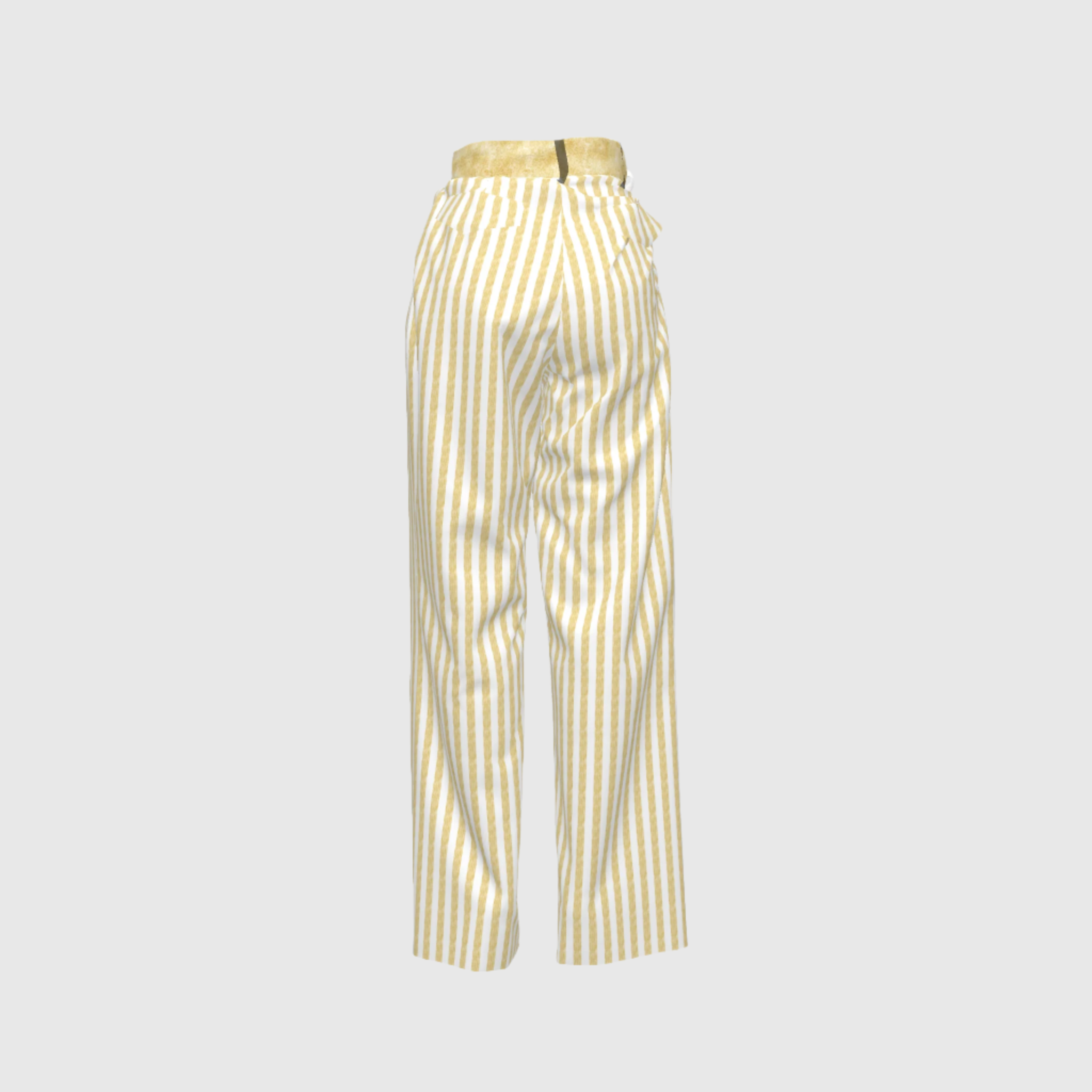 Abrazos Que Valen Oro Striped Wide Leg Pants