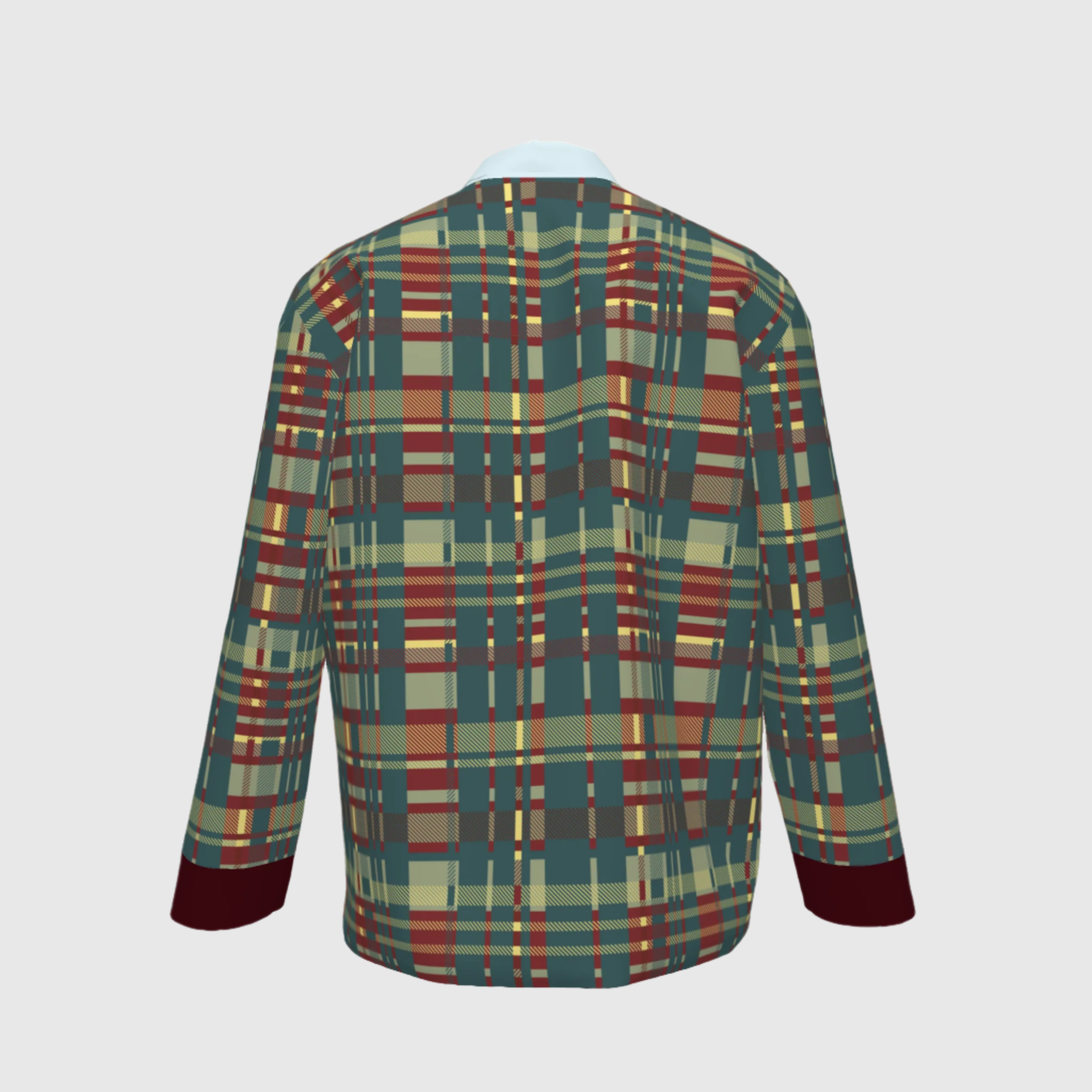 Plaid Mixed Men's PJ Shirt