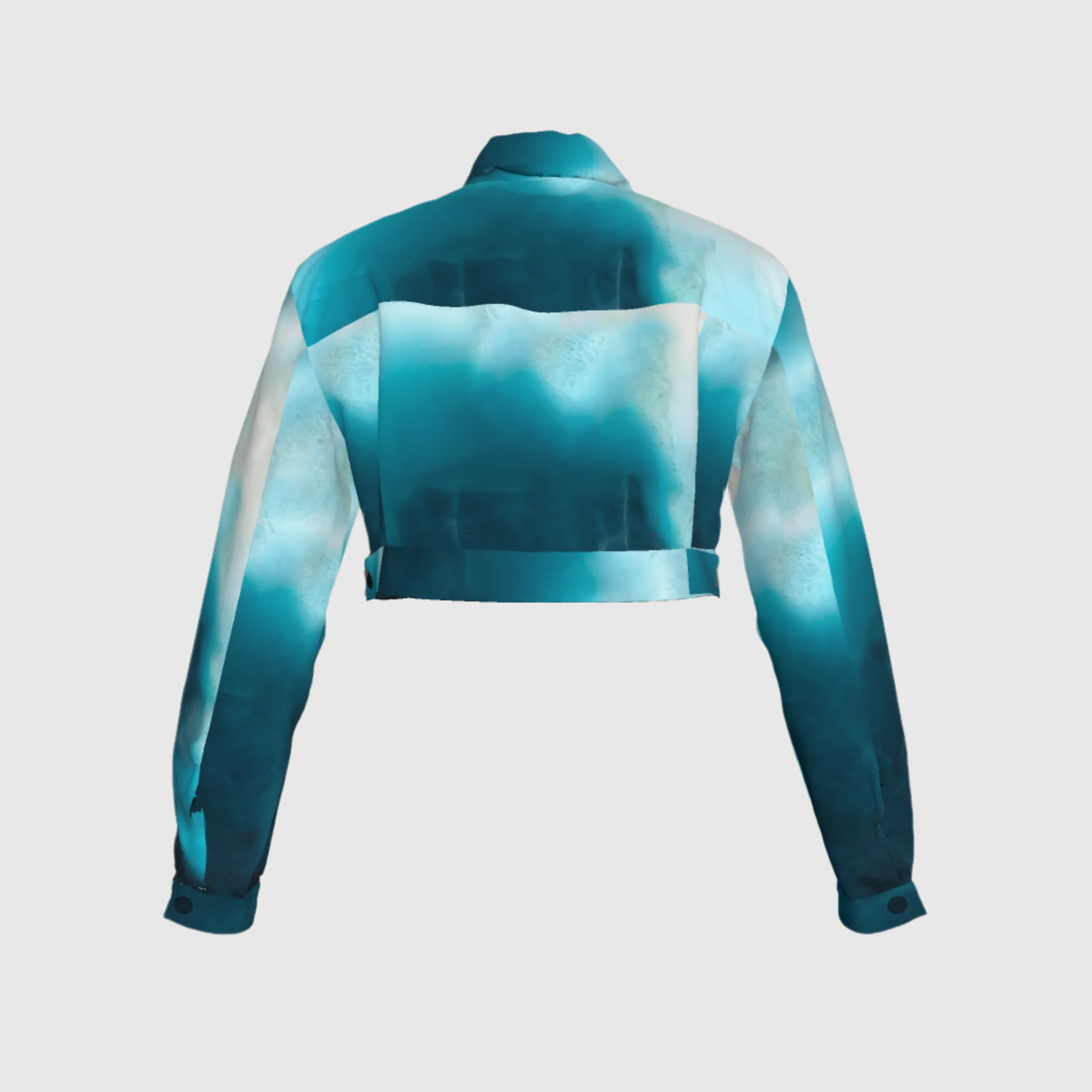 Dark Larimar Crop Jacket