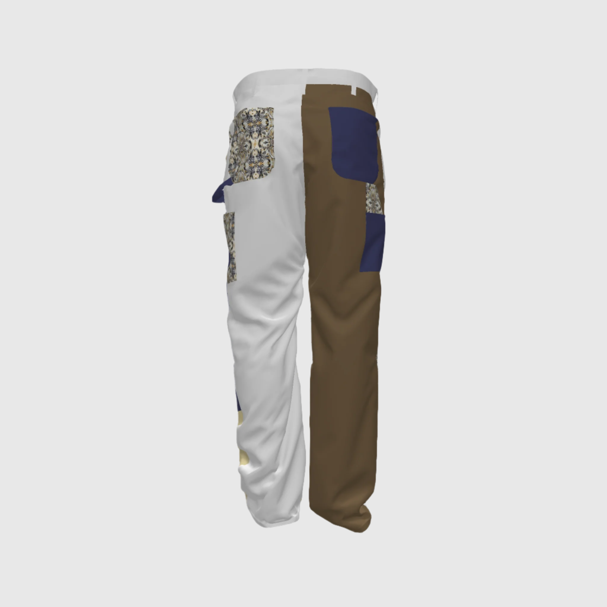 Boxy Jeans Colonial In Las Damas Print