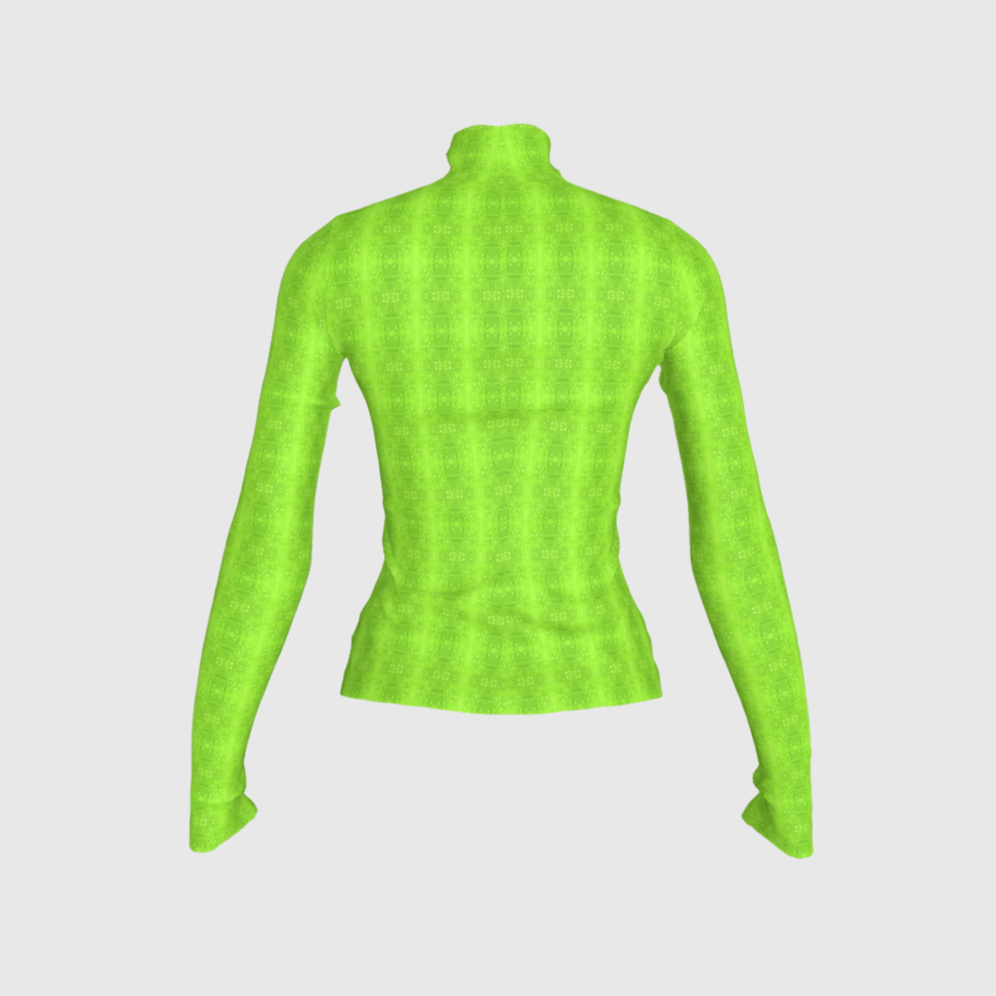 Acid Green Turtle Neck