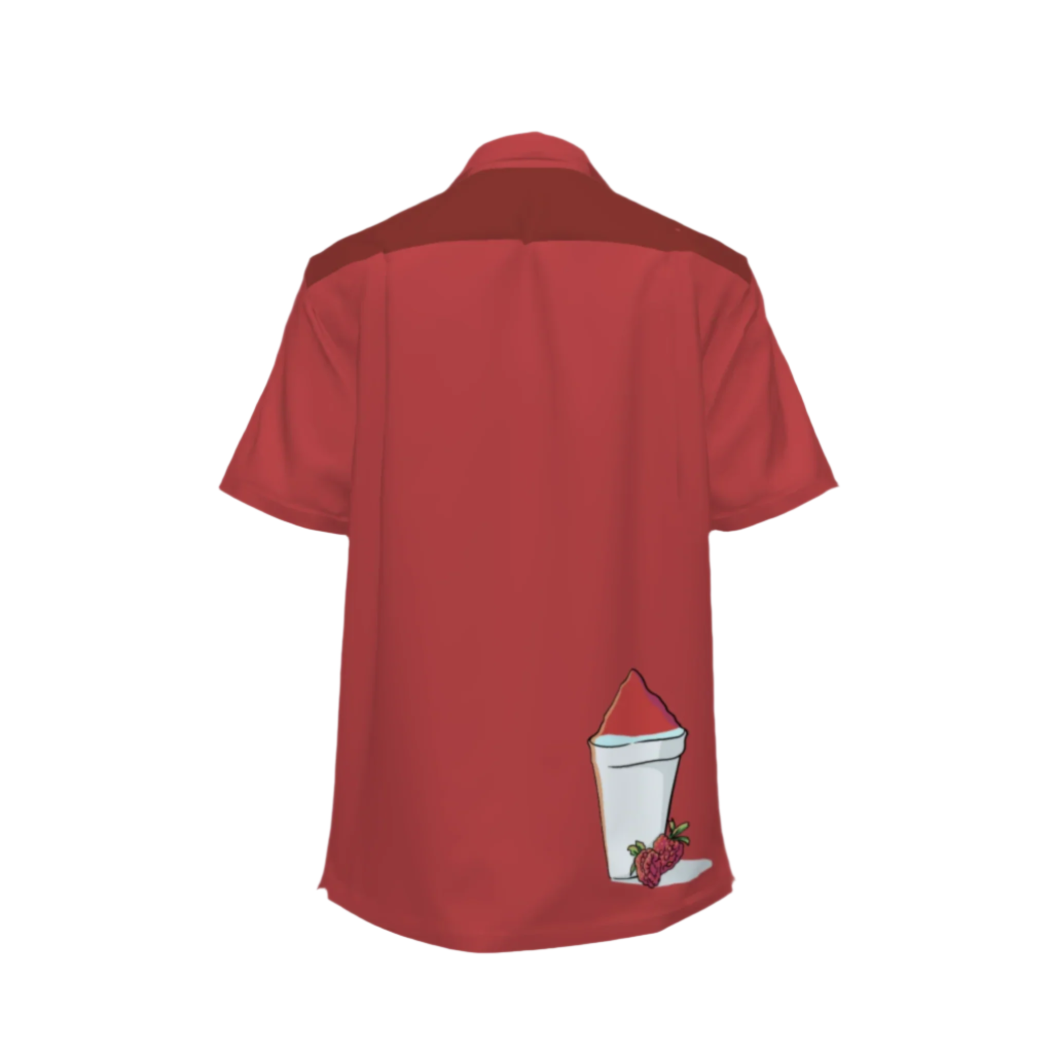 Bowling Shirt - Jibaro Urbano - Frambuesa frio frio2 in Silk Cotton