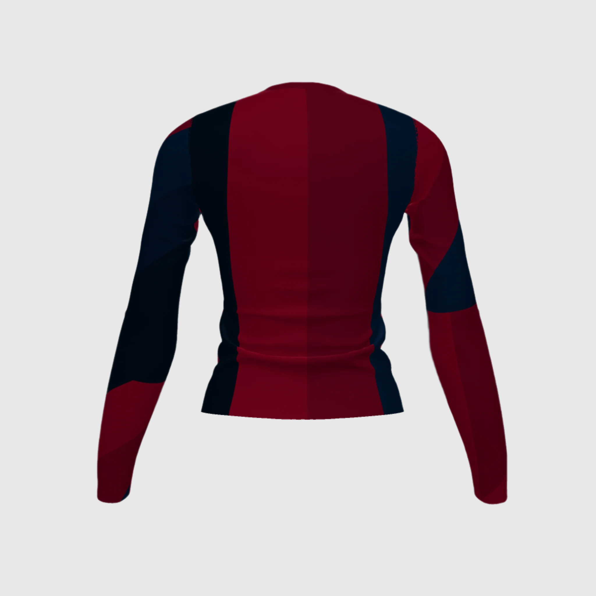 Long Sleeve Red And Blue T-Shirt