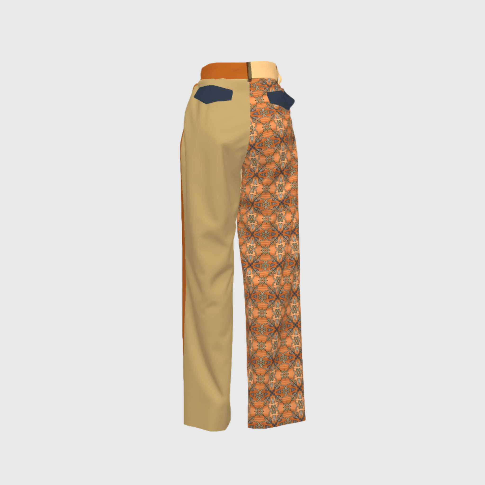 Straight Pants Colonial In Colón Print