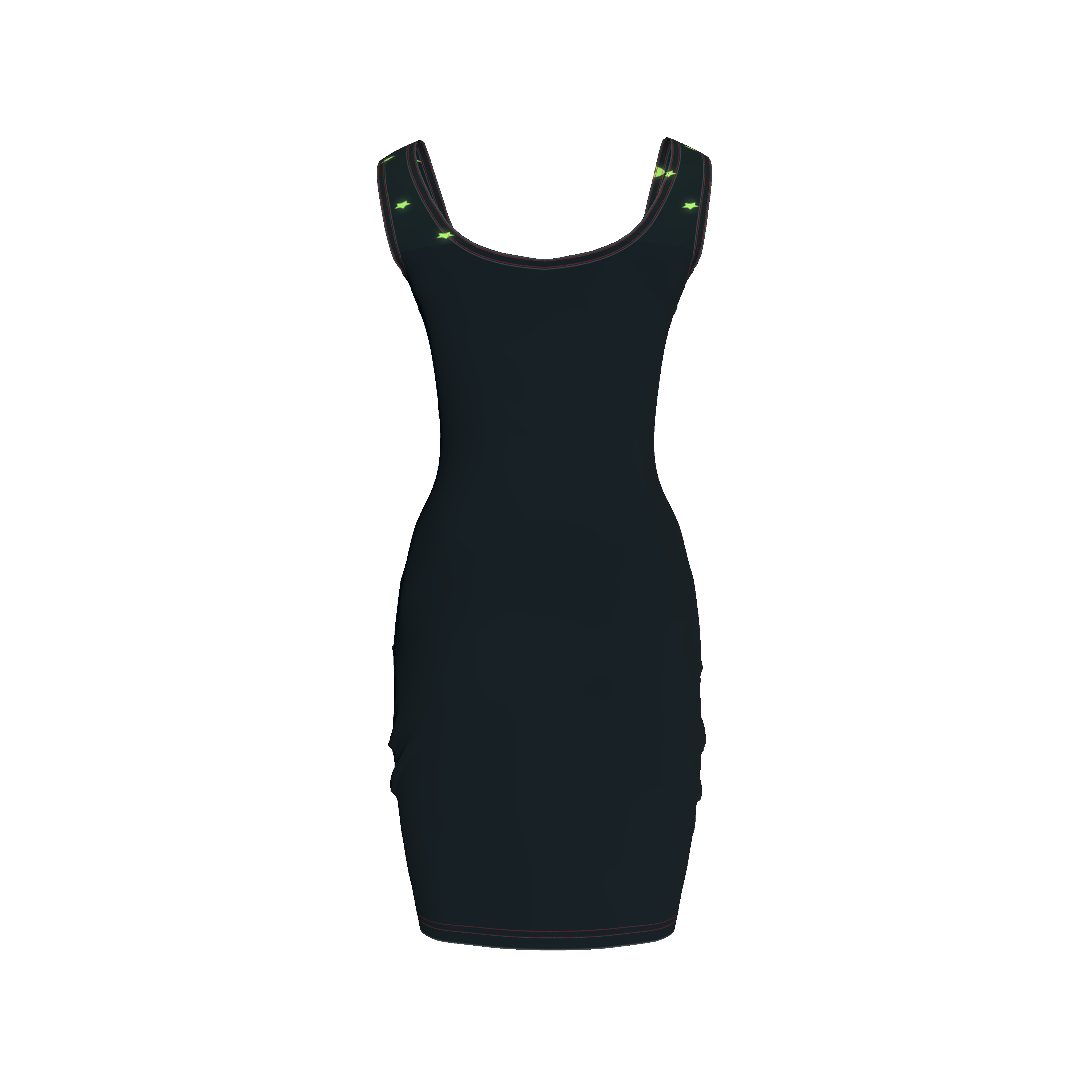 Bodycon Tank Dress Jibaro Urbano - PR Reyes Room Bodycon Dress  in Organic Cotton Spandex