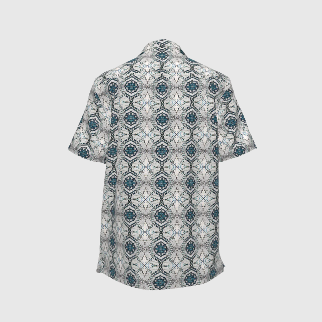 Short-sleeved Shirt Colonial In Meriño Print