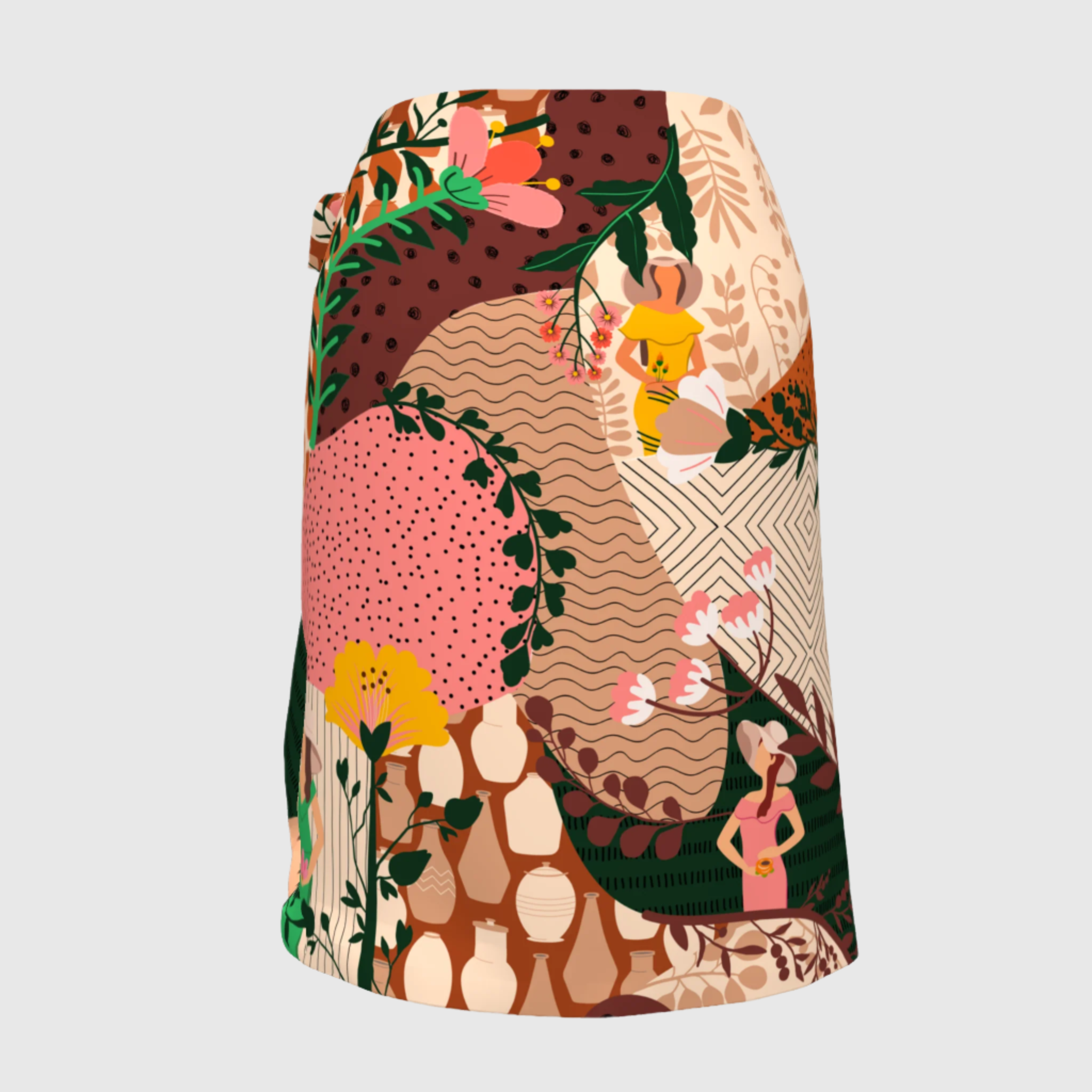 Lia Sarong | Muñecas print