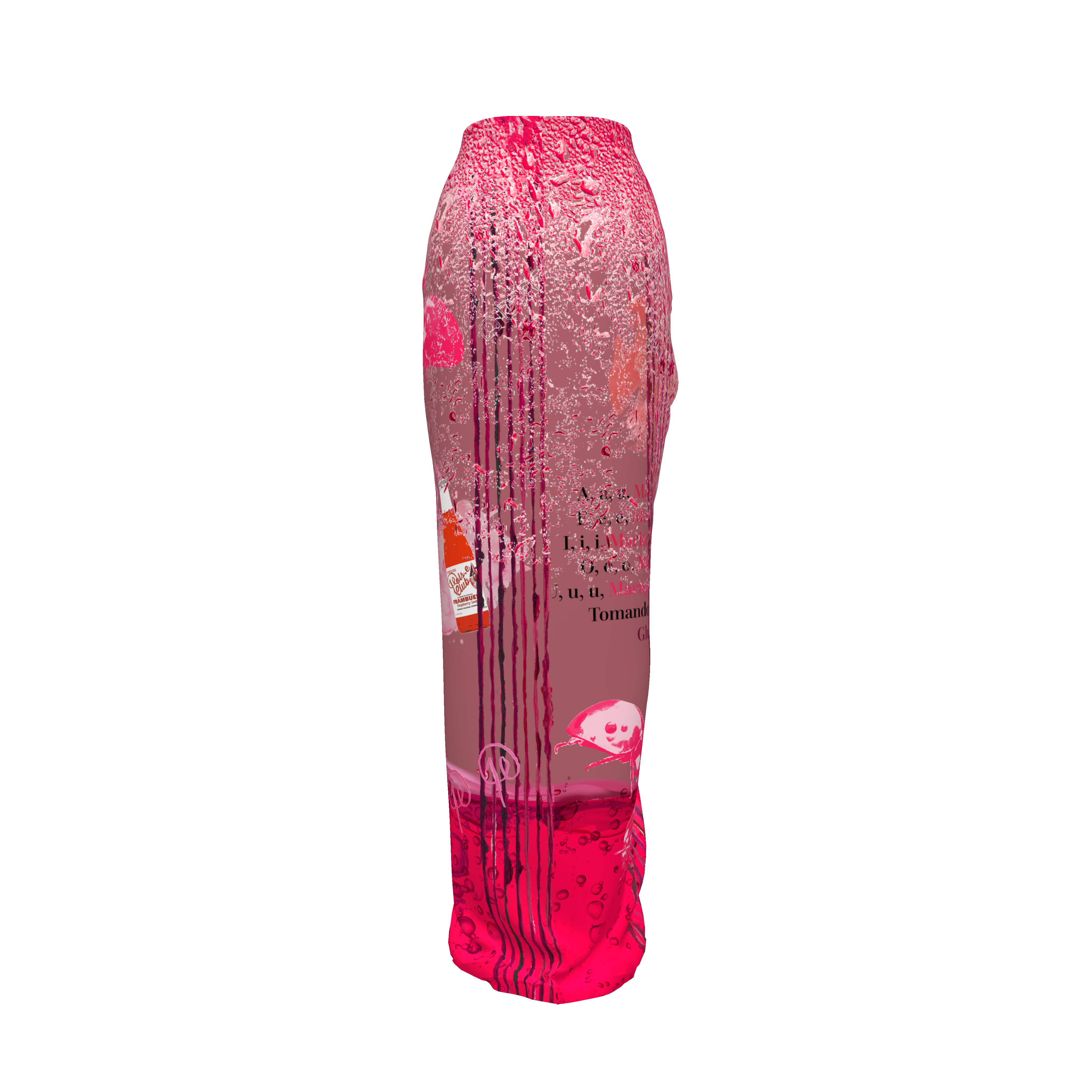 hols.e Club Red Pareo Largo in Light Cotton Voile