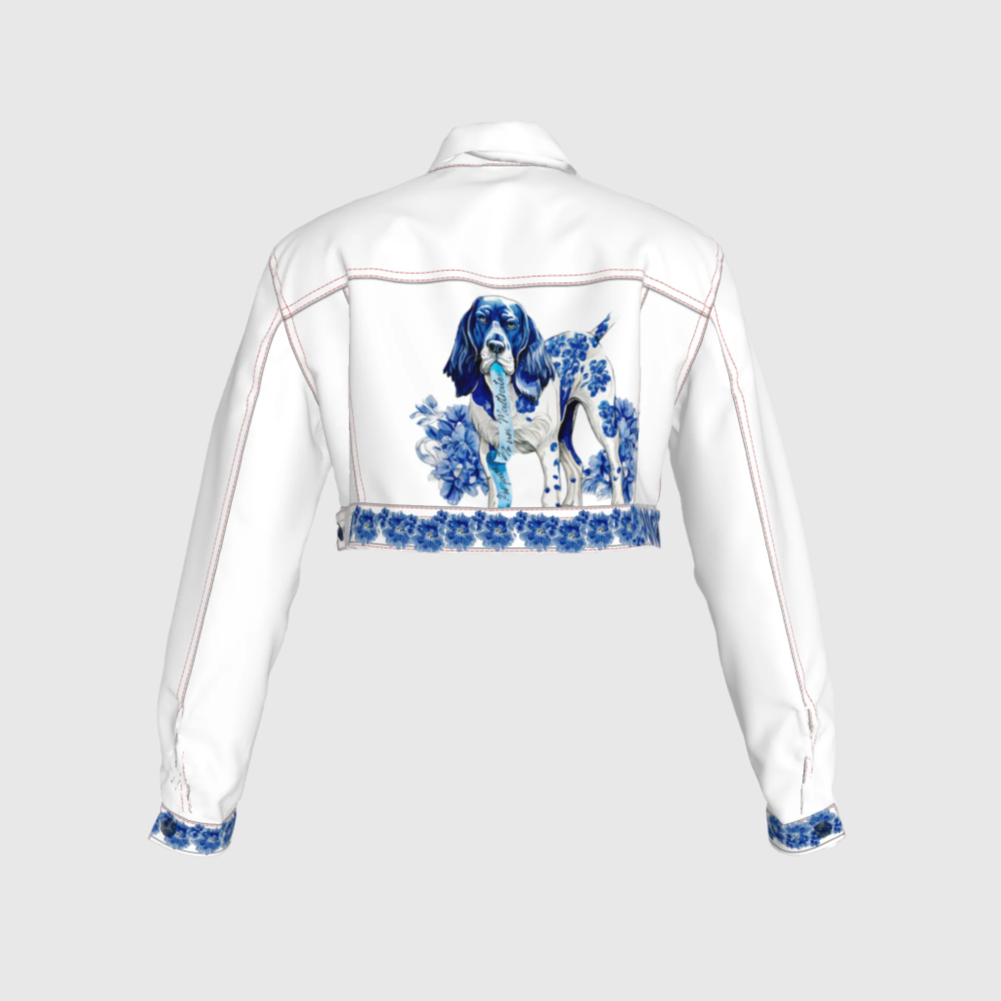 Jacket - pup adventures in Stretch Organic Classic Cotton Twill