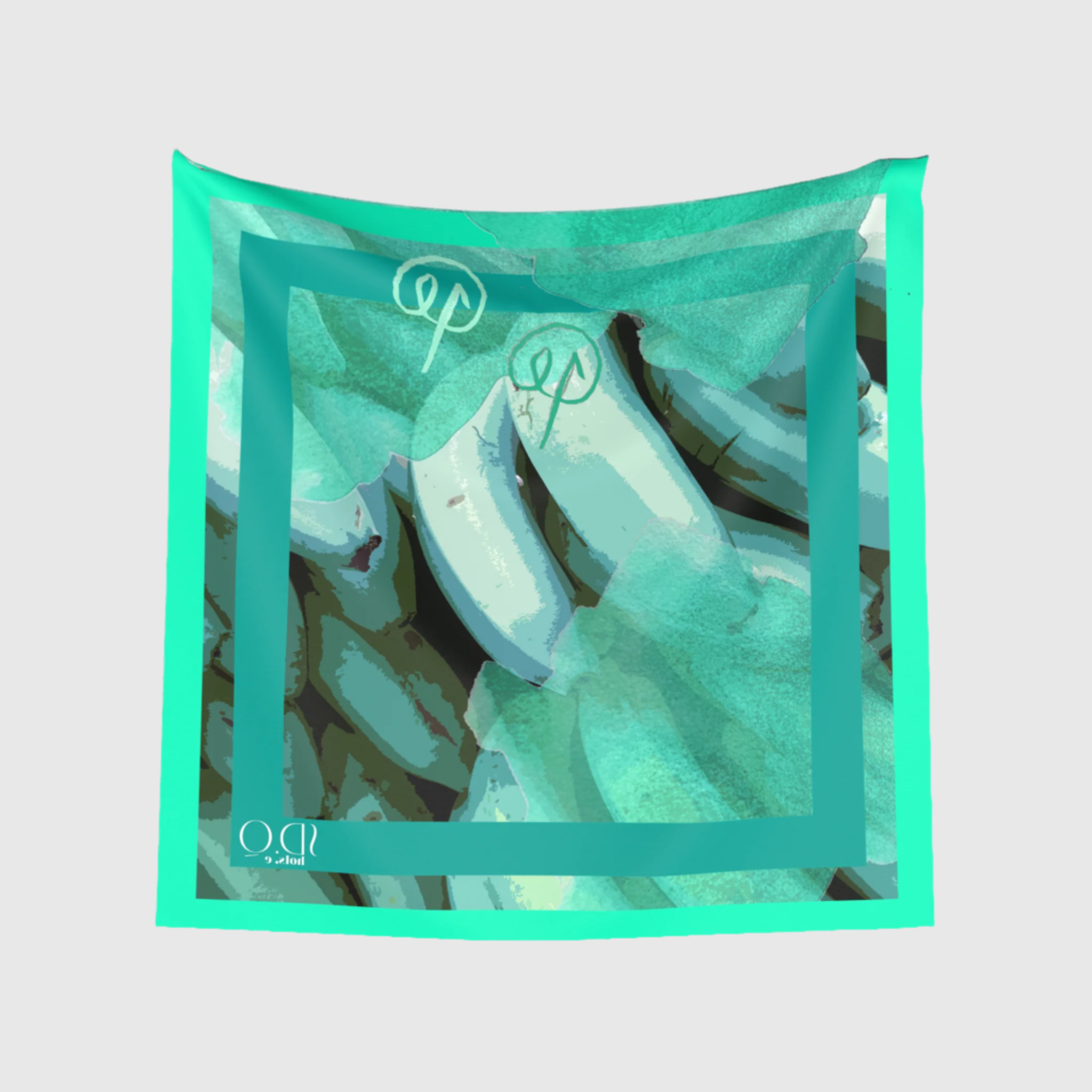 Aplatano Turquoise Scarf