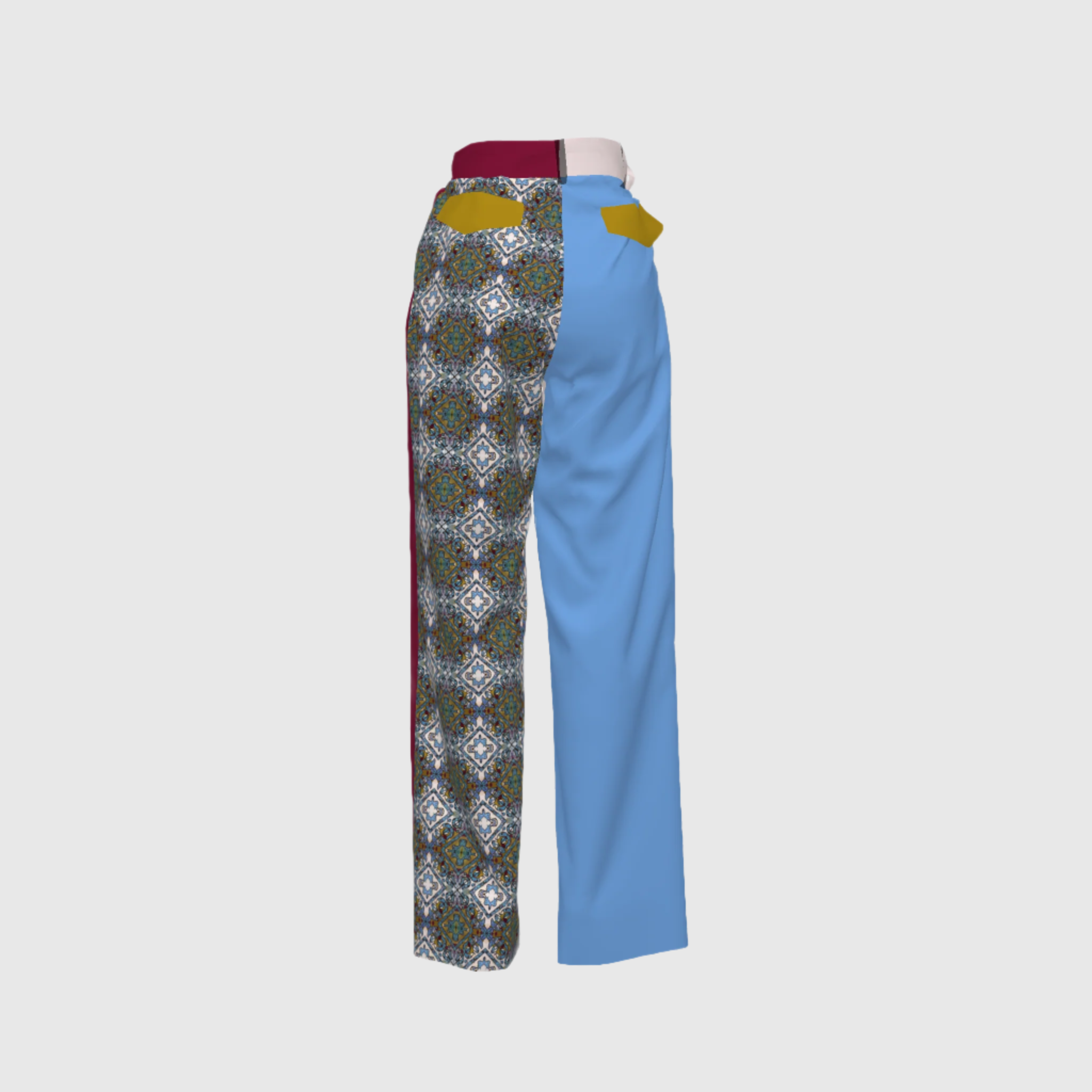 Straight Pants Colonial In El Conde Print
