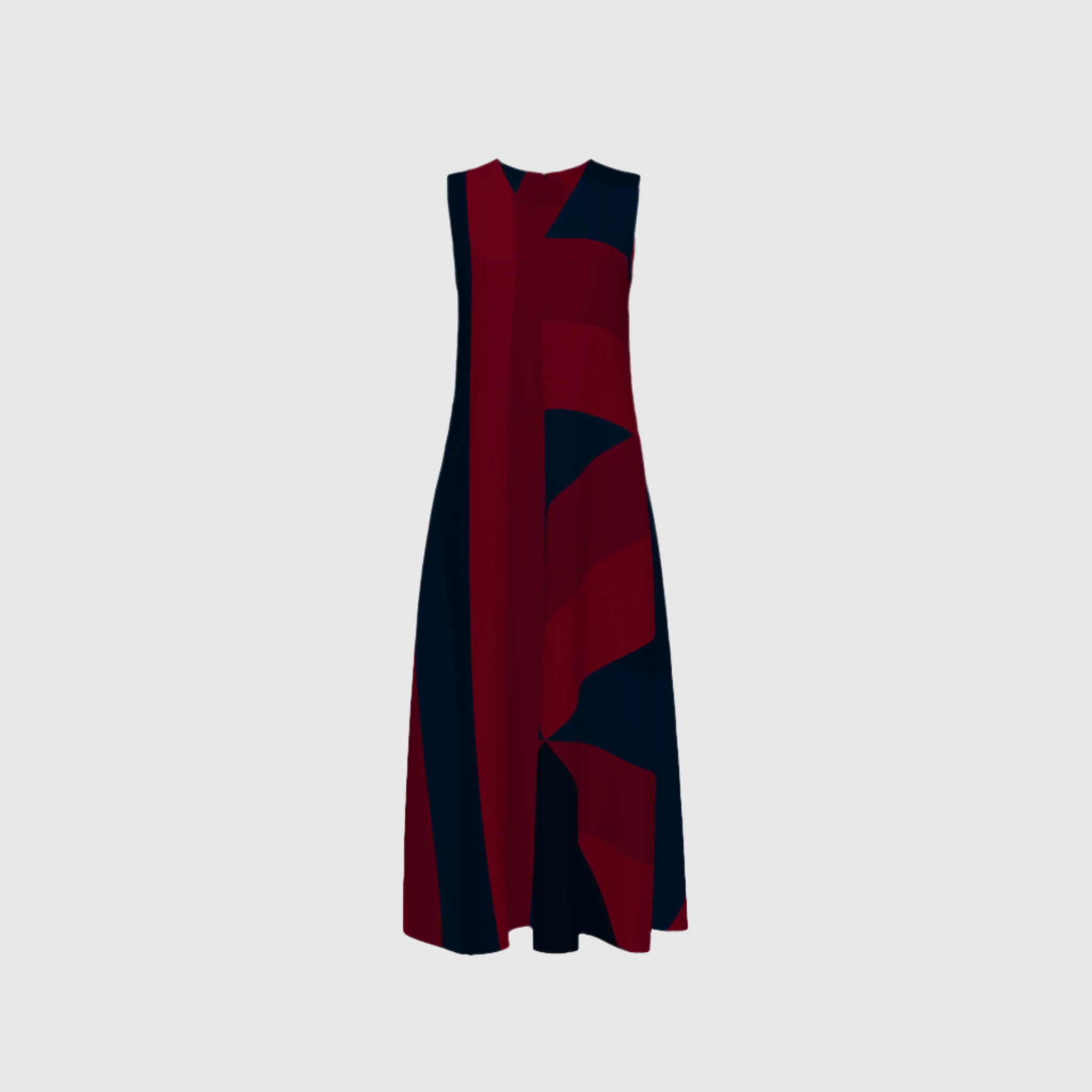 V-Neck A-Line Dress