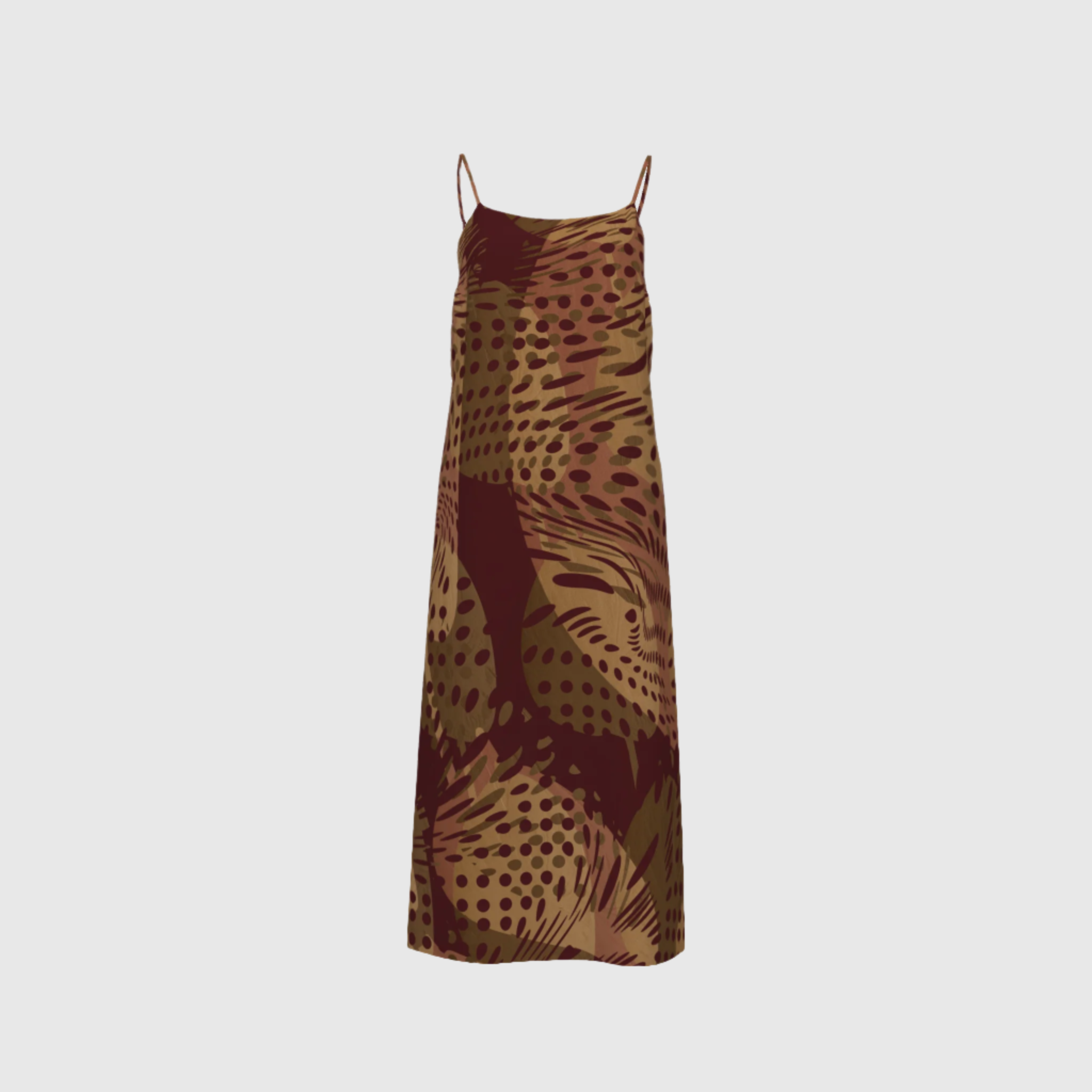 Scarlet Elegance Slip Long Dress