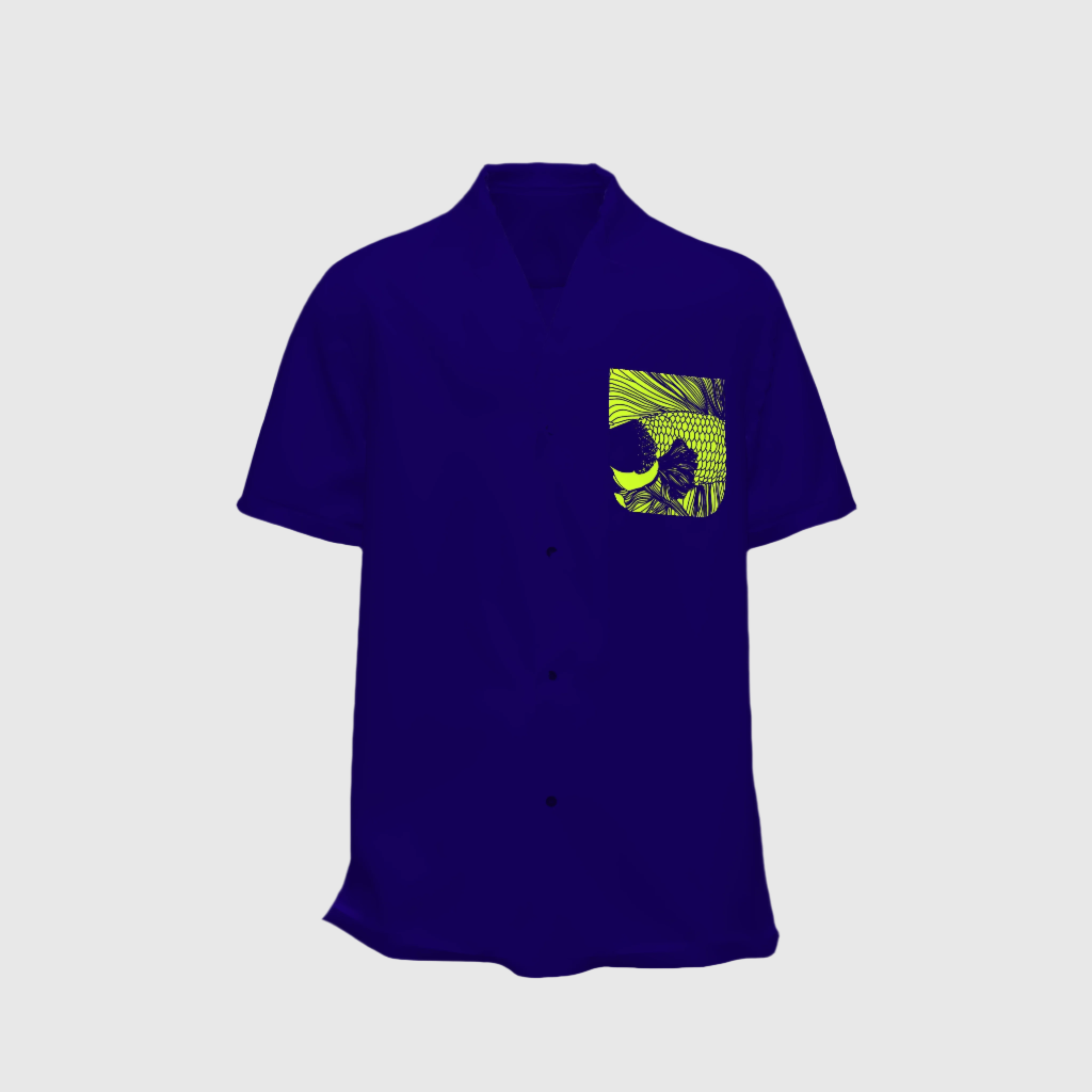 Short-sleeved Shirt Betta In Sunset Print